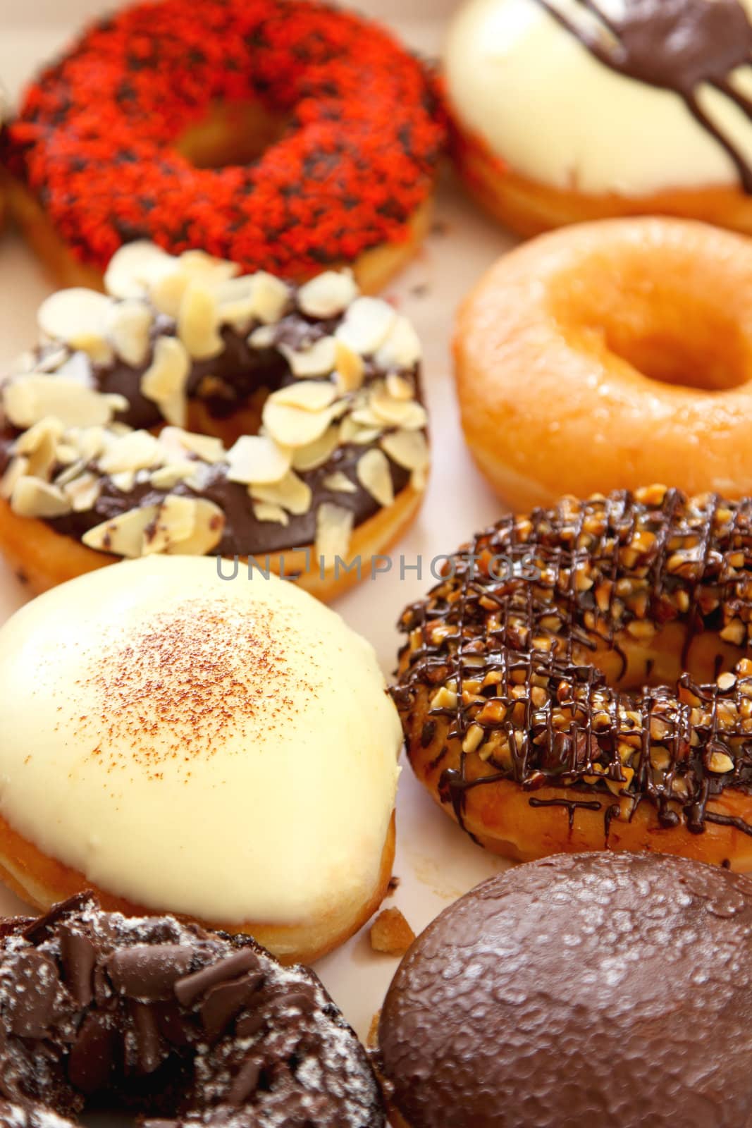 Varieties of decorated donuts
