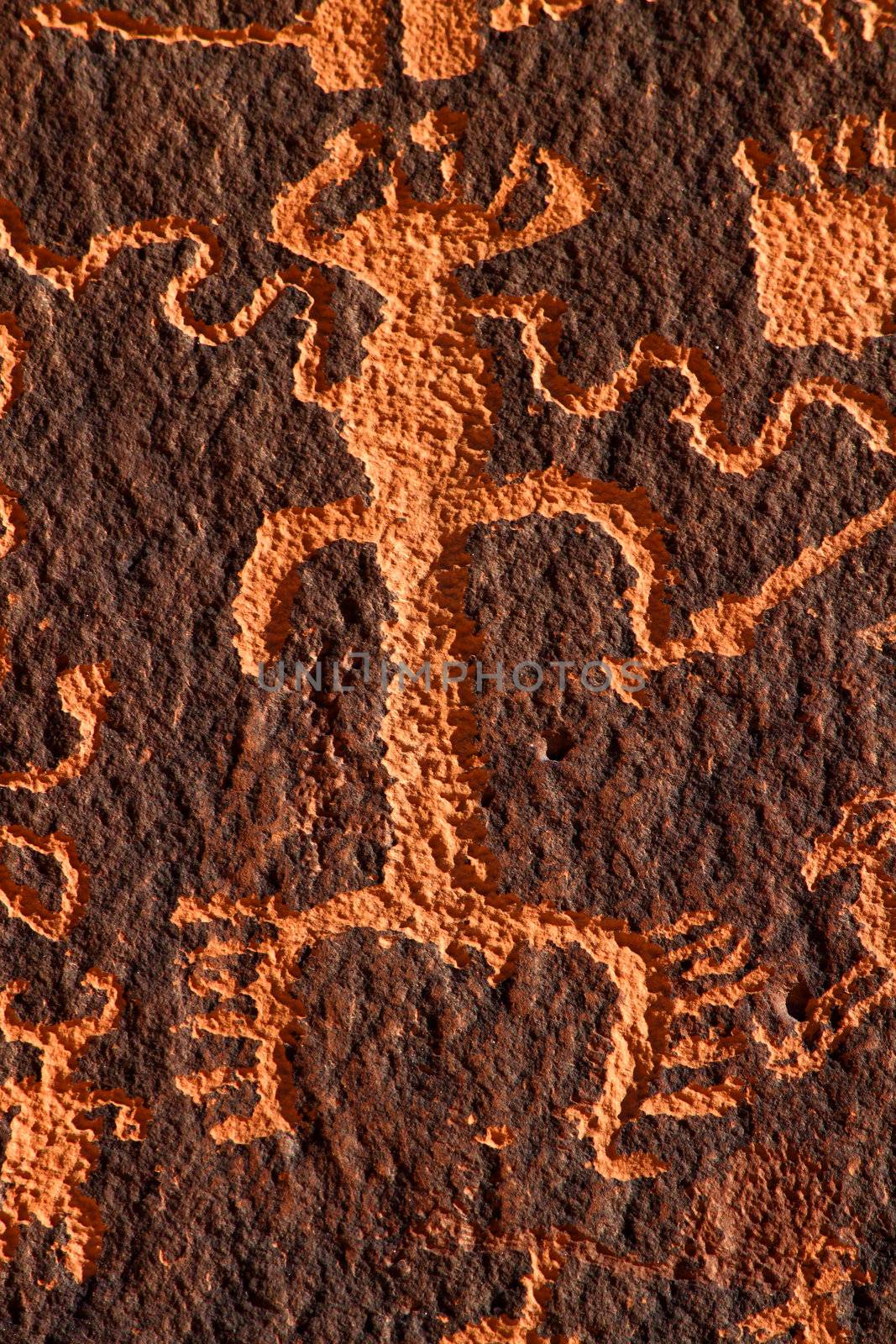Petroglyph on Newspaper Rock by Wirepec