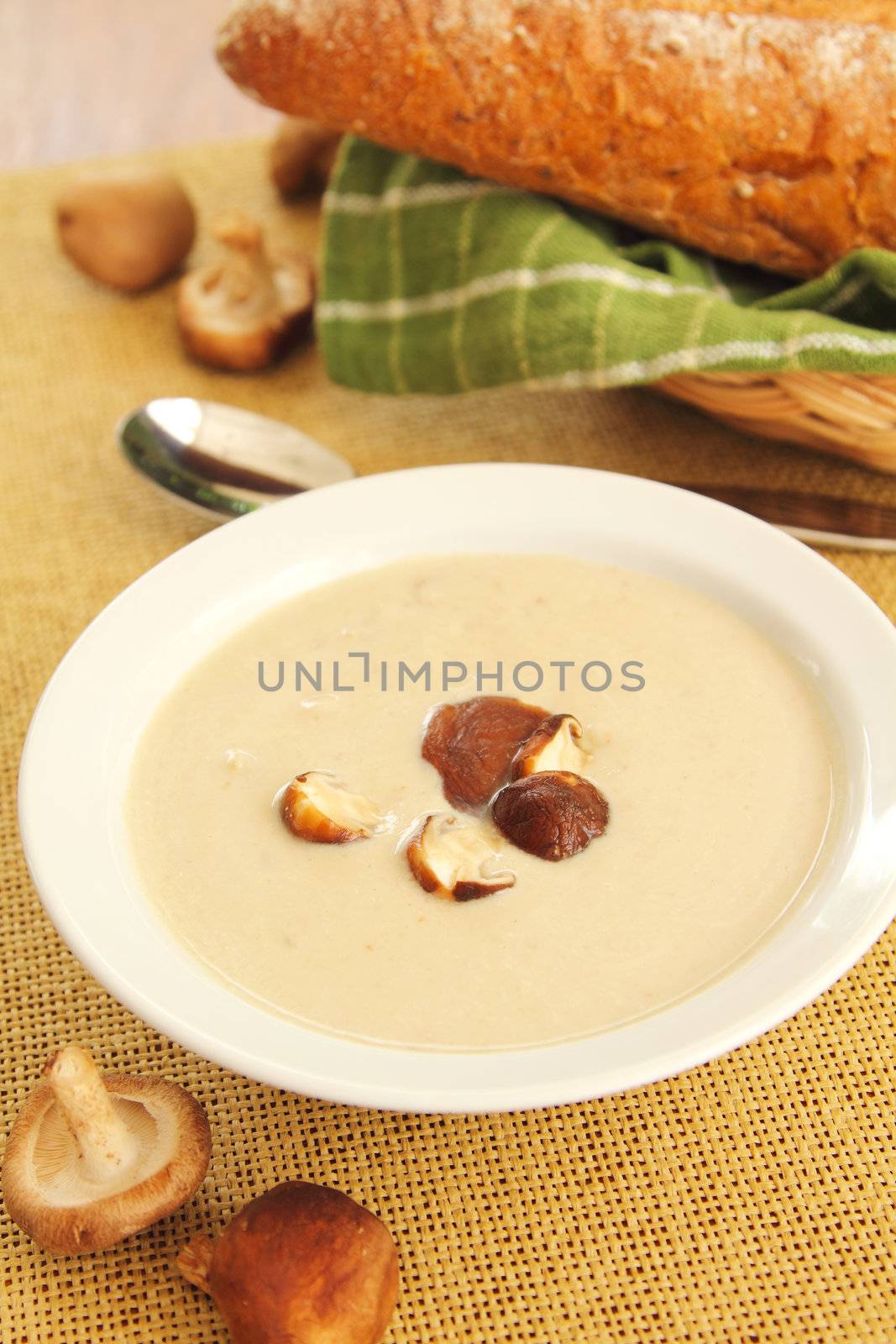 Mushroom soup by vanillaechoes