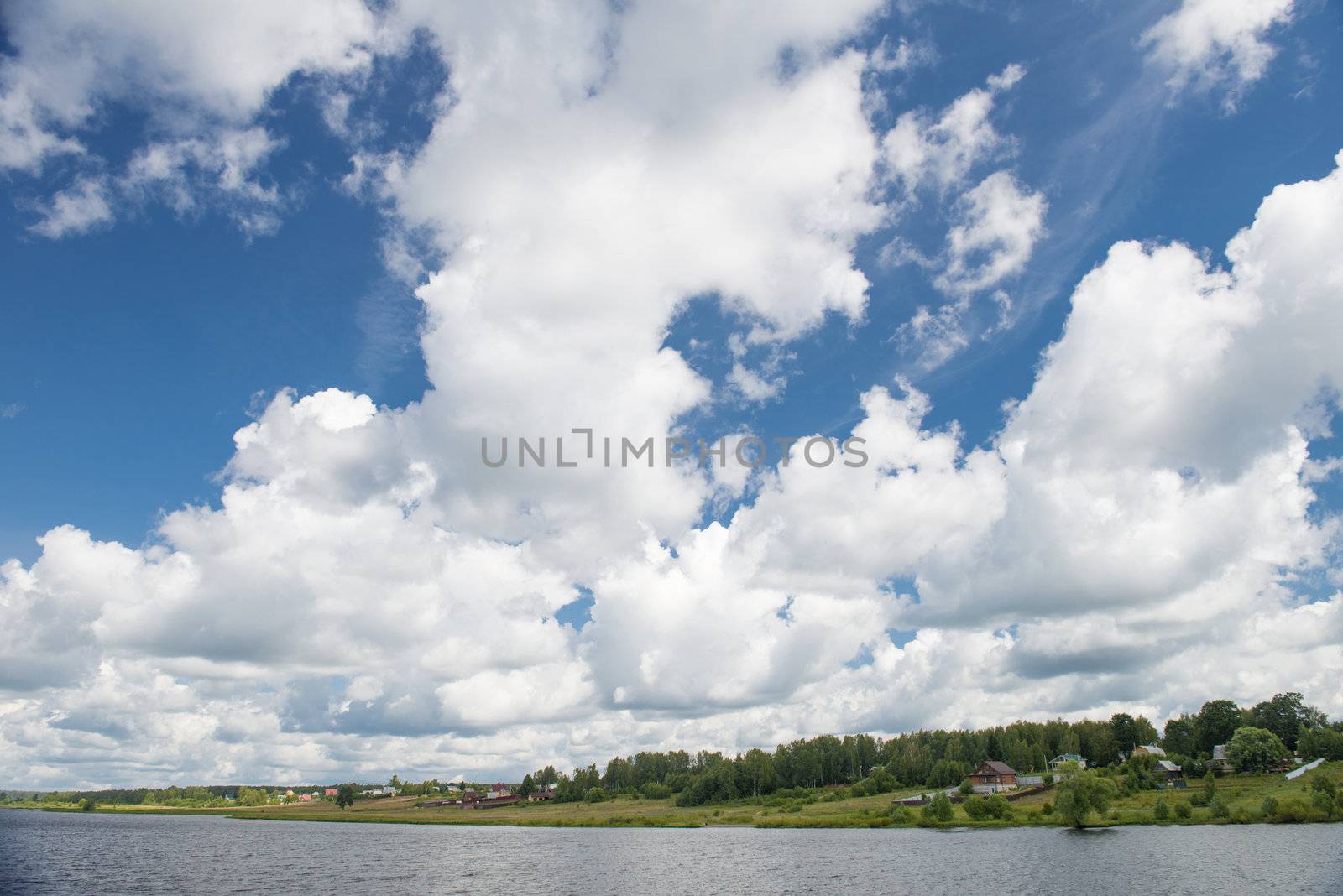 Clouds on the Volga river. Taken on July 2012.