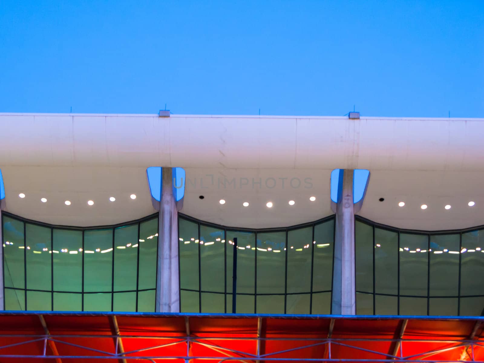 Dulles International Airport (IAD) terminal, detail view