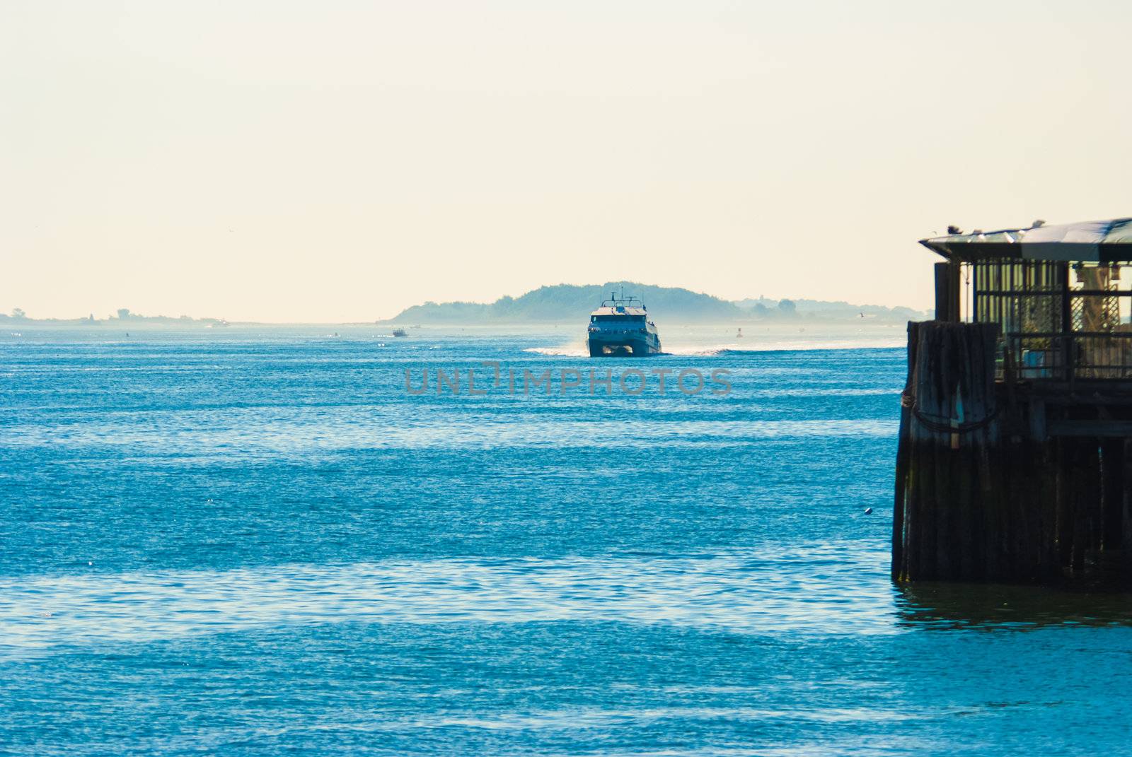 High speed ferry, Boston by edan