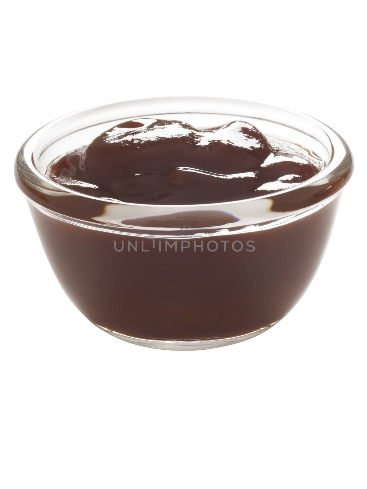 close up of a bowl of barbecue sauce