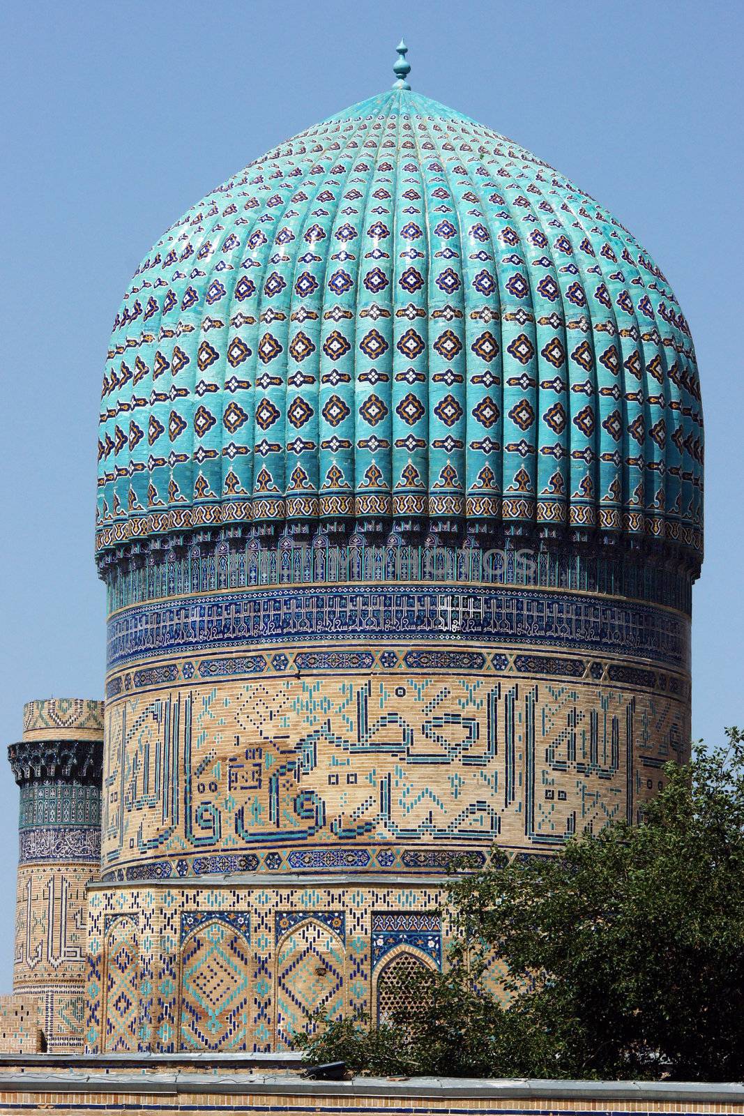 Mosque Bibi Xanom, one of the attractions of Samarkand, silk road, Uzbekistan, Central Asia