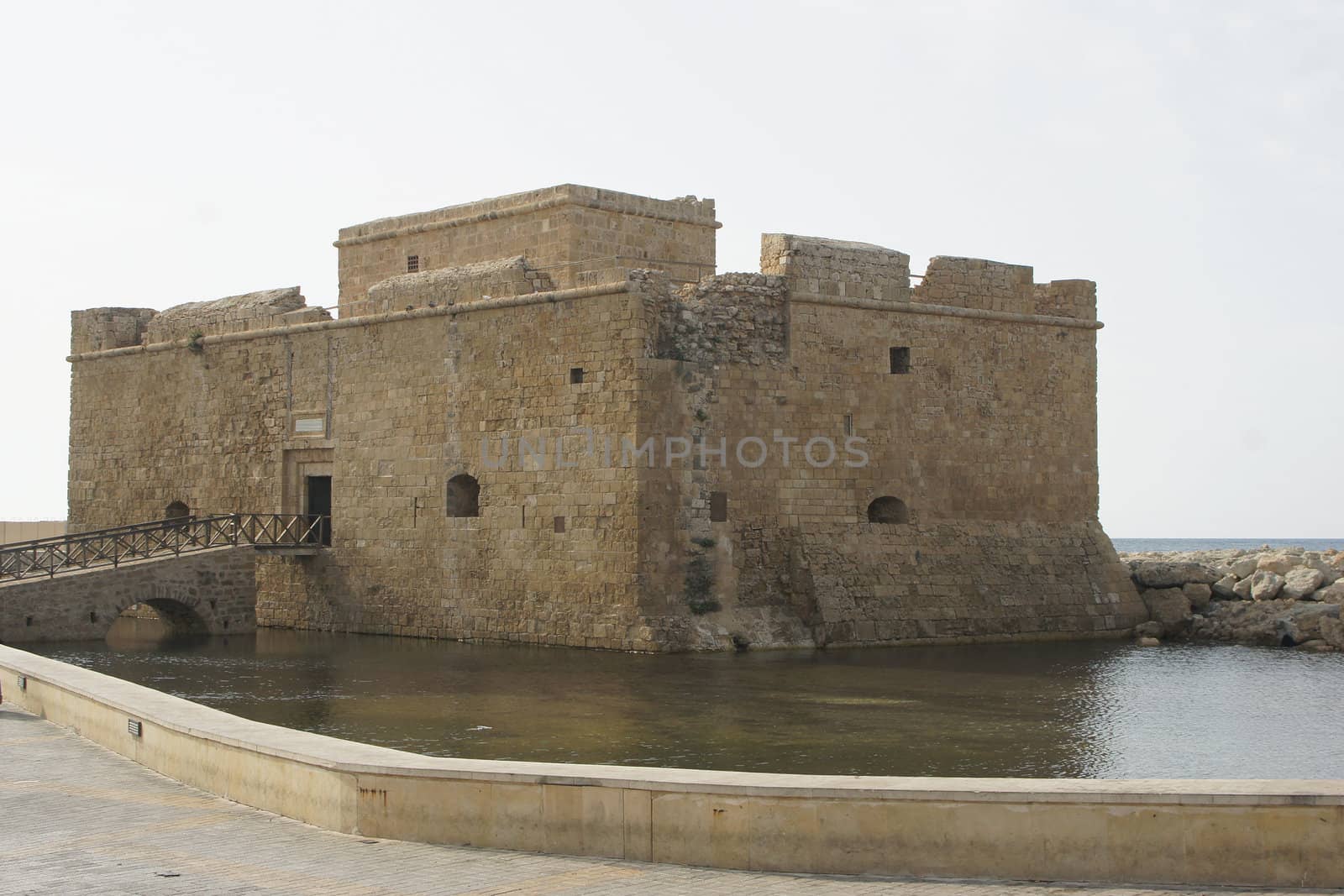 Ancient Fort, Pafos, Cyprus, Europe