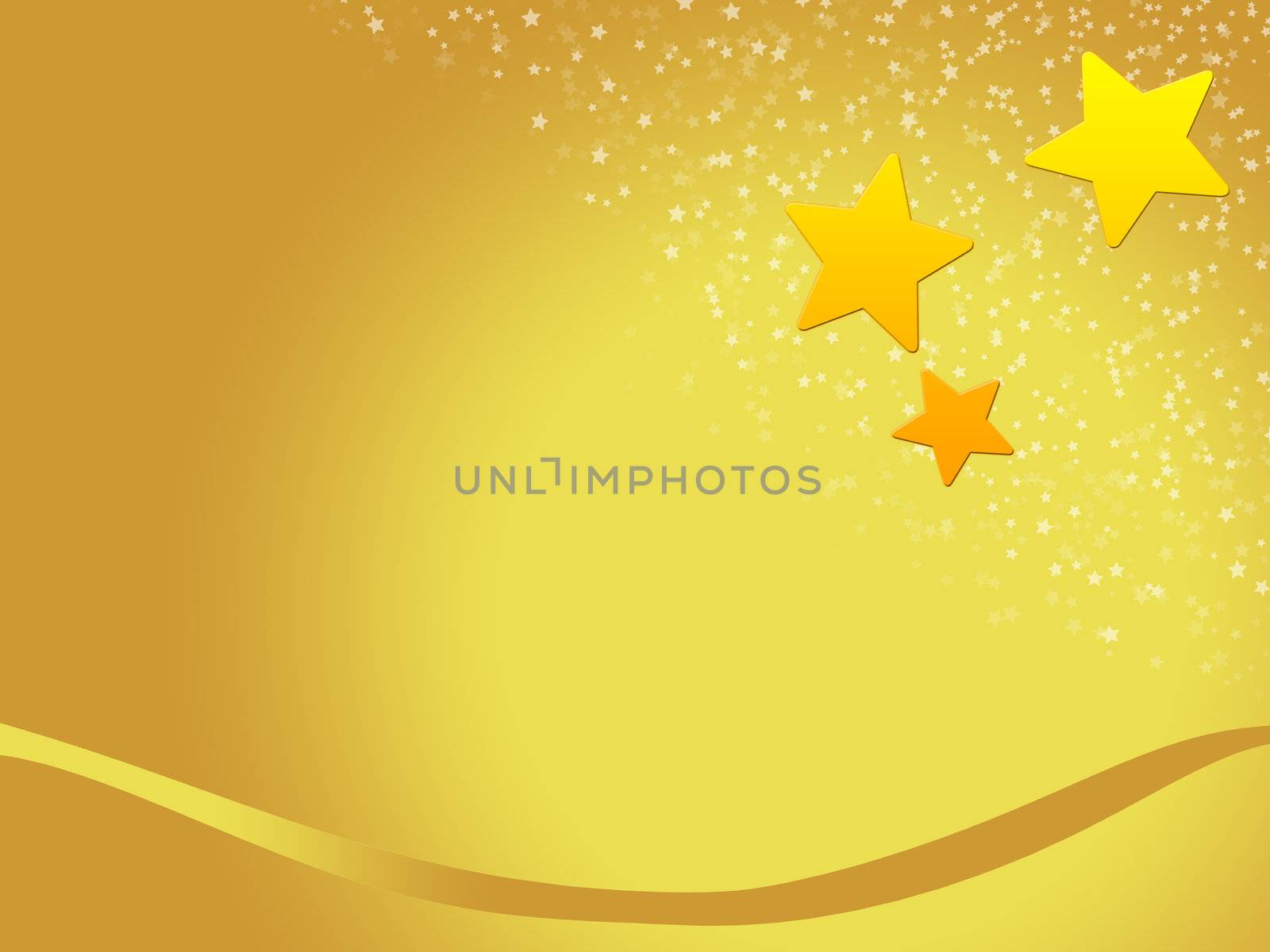 christmas background for your designs with golden stars 