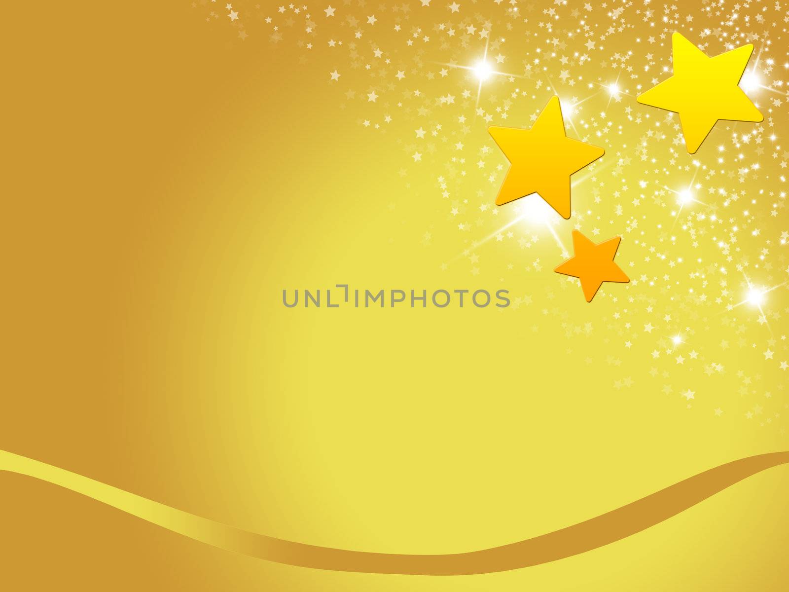 christmas background for your designs with golden stars 
