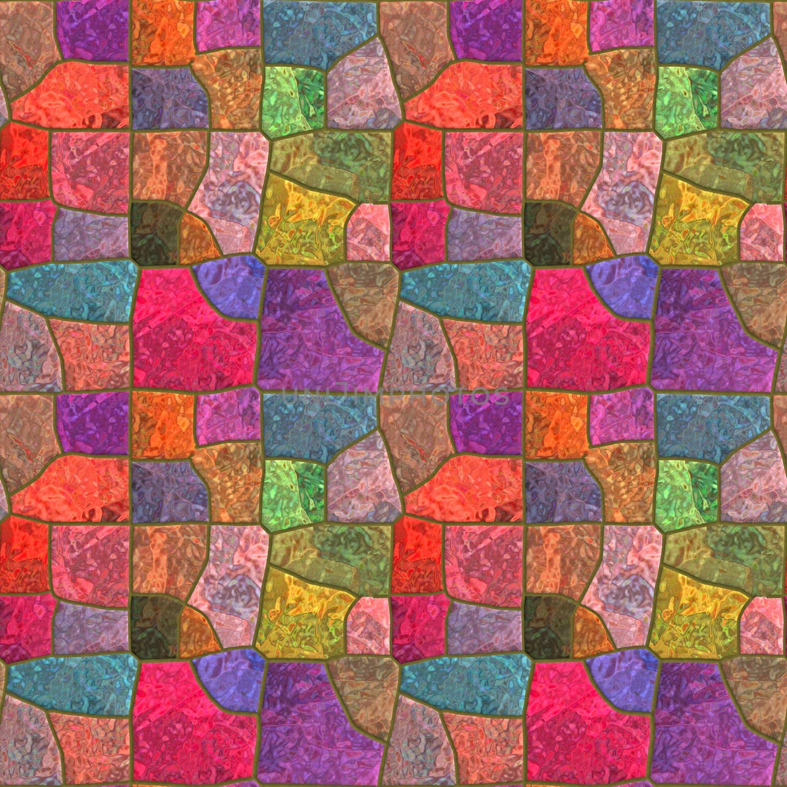 Square piece of colored seamless material for computer designers