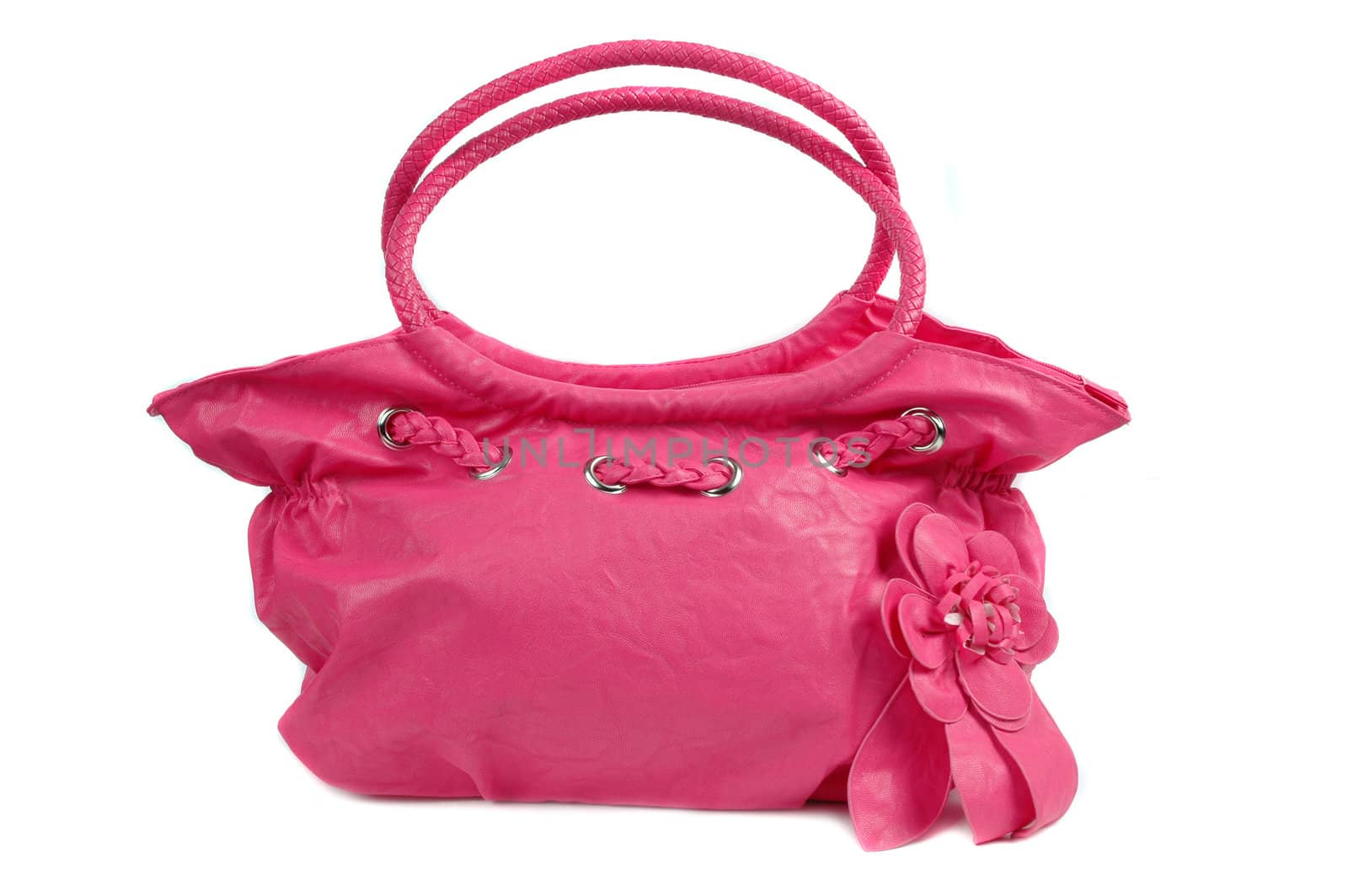 pink leather bag  by antonihalim