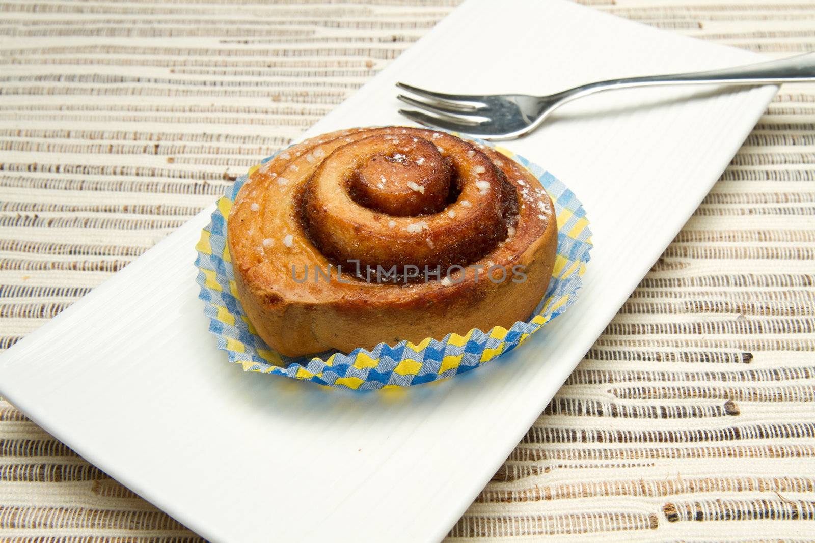 delicious  pastries with chocolate and cinnamon