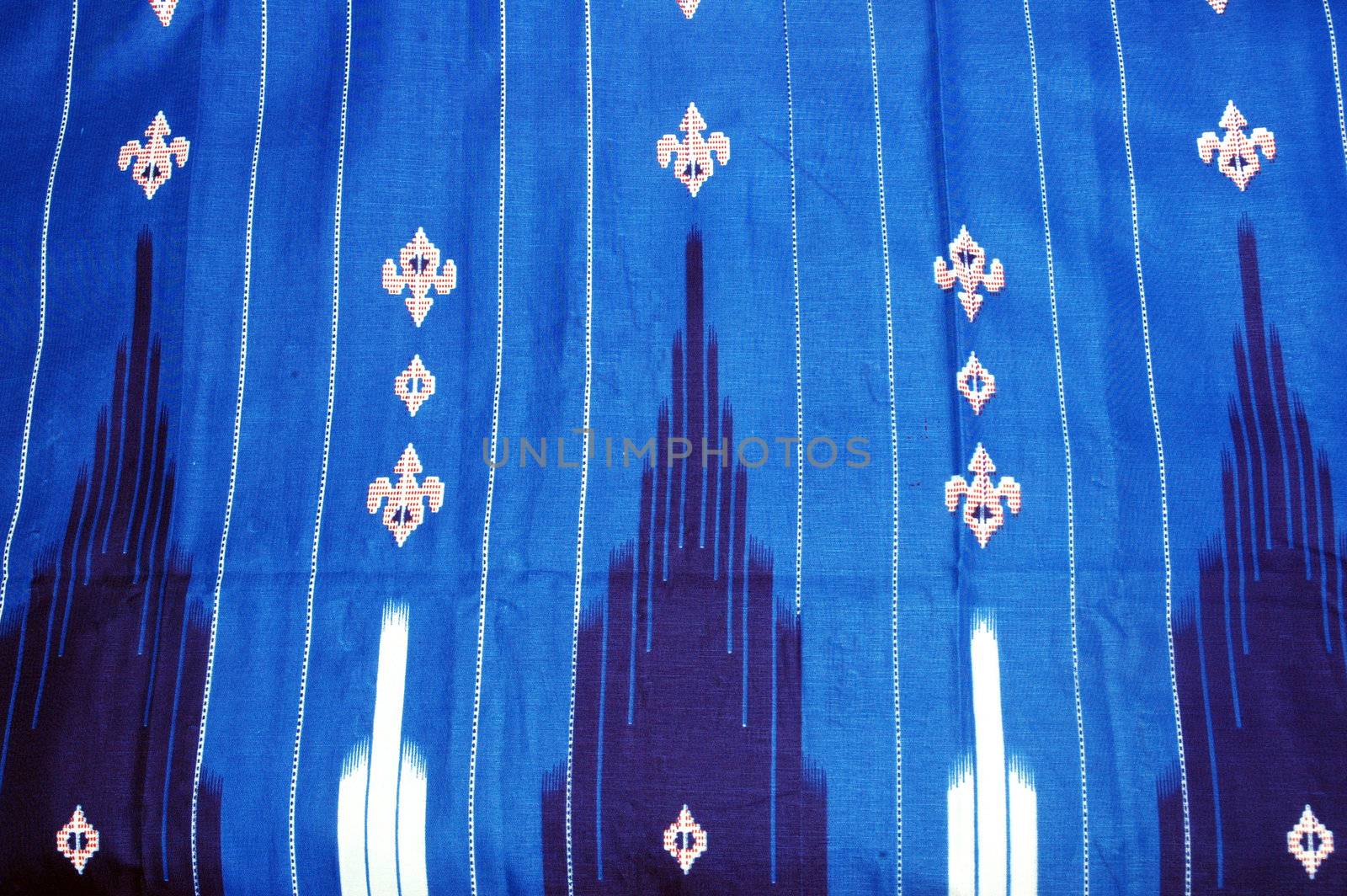 Indonesian fabric design details