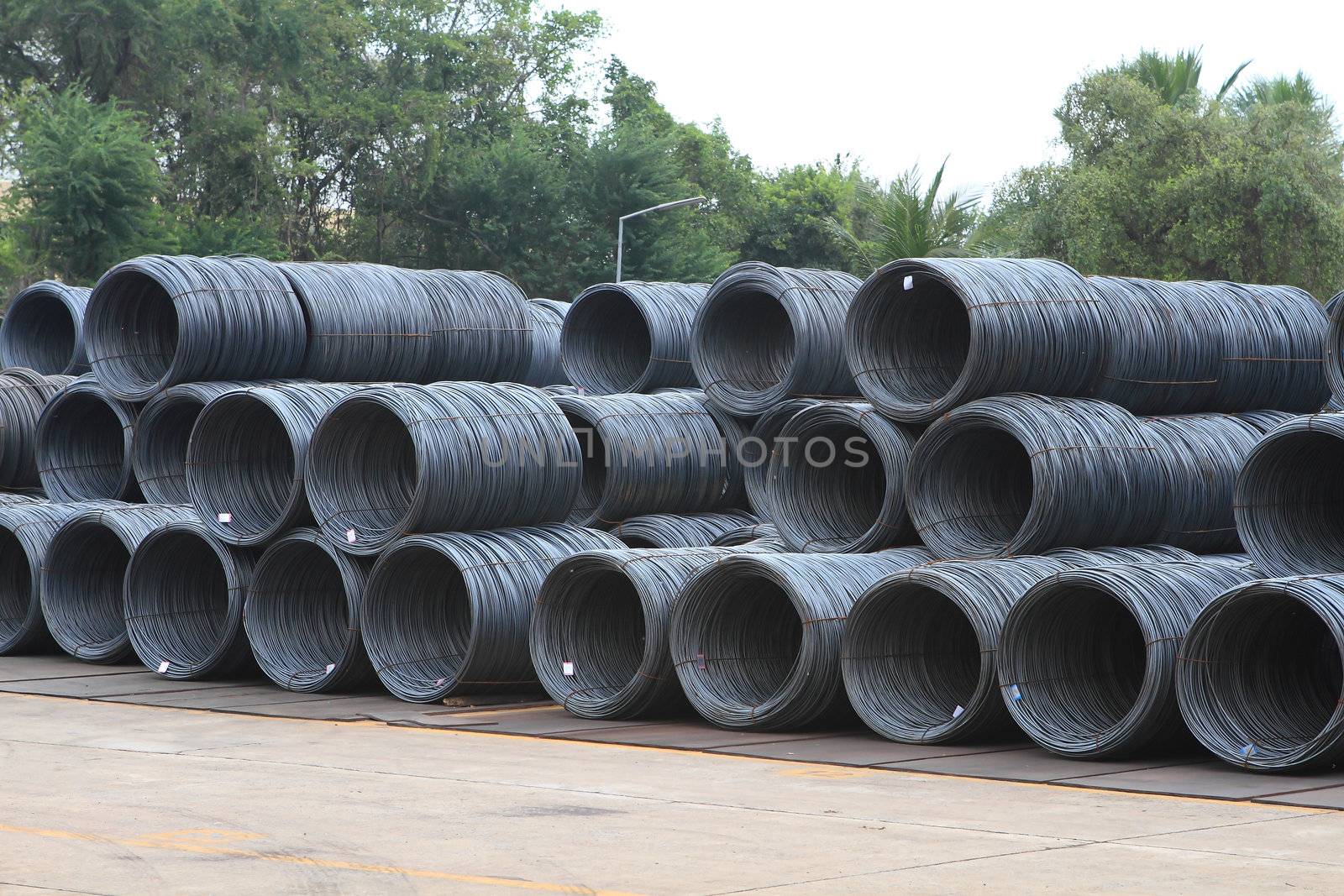 Rolls of steel sheet