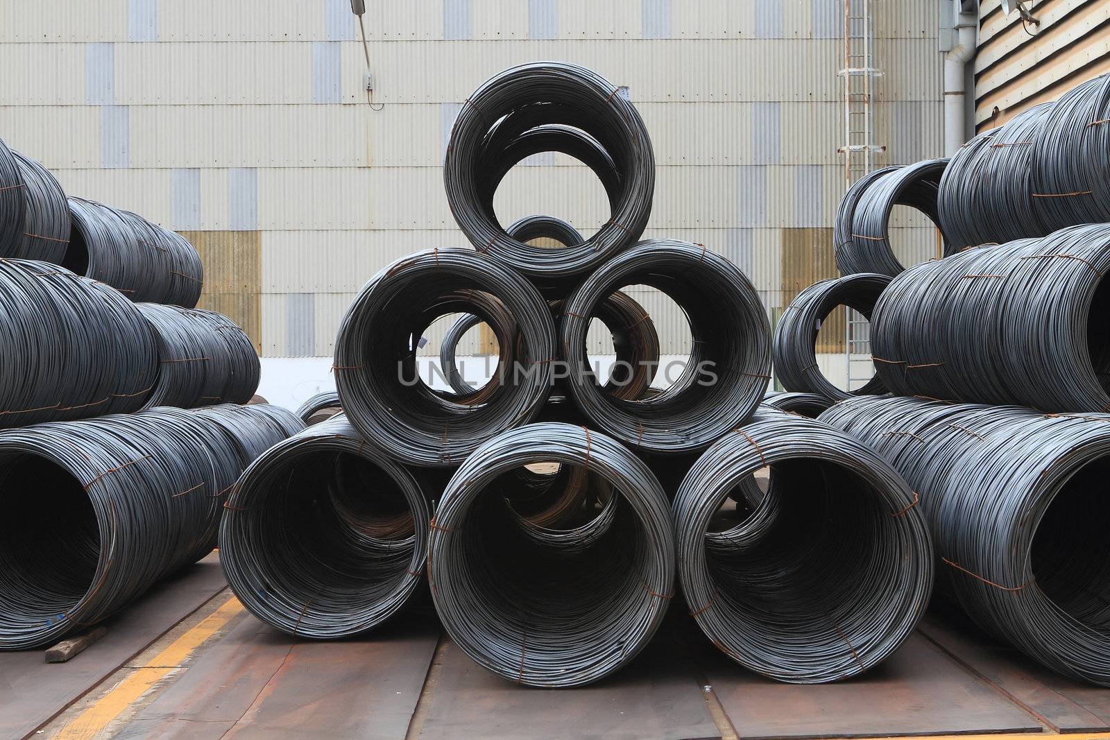 Rolls of steel sheet