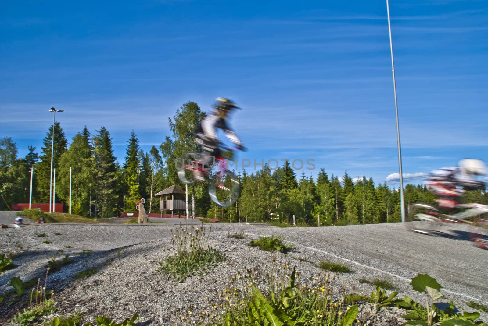 picture is shot by halden bmx bike club's path which is located in aremark, aremark is a municipality in østfold county and borders to halden municipality, image is shot in june 2012