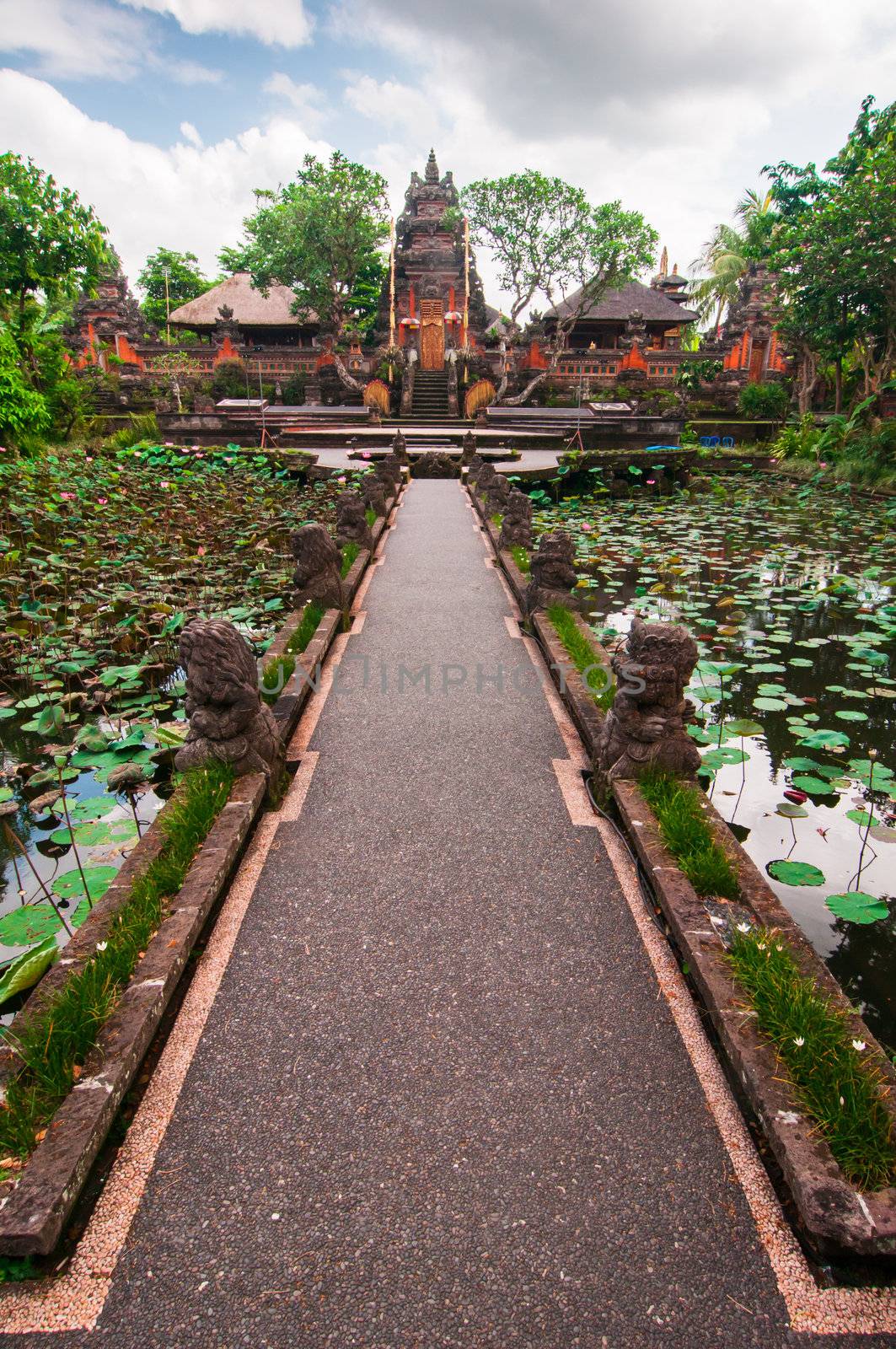 Pura Taman Kemuda Saraswati temple Ubud, Bali, Indonesia