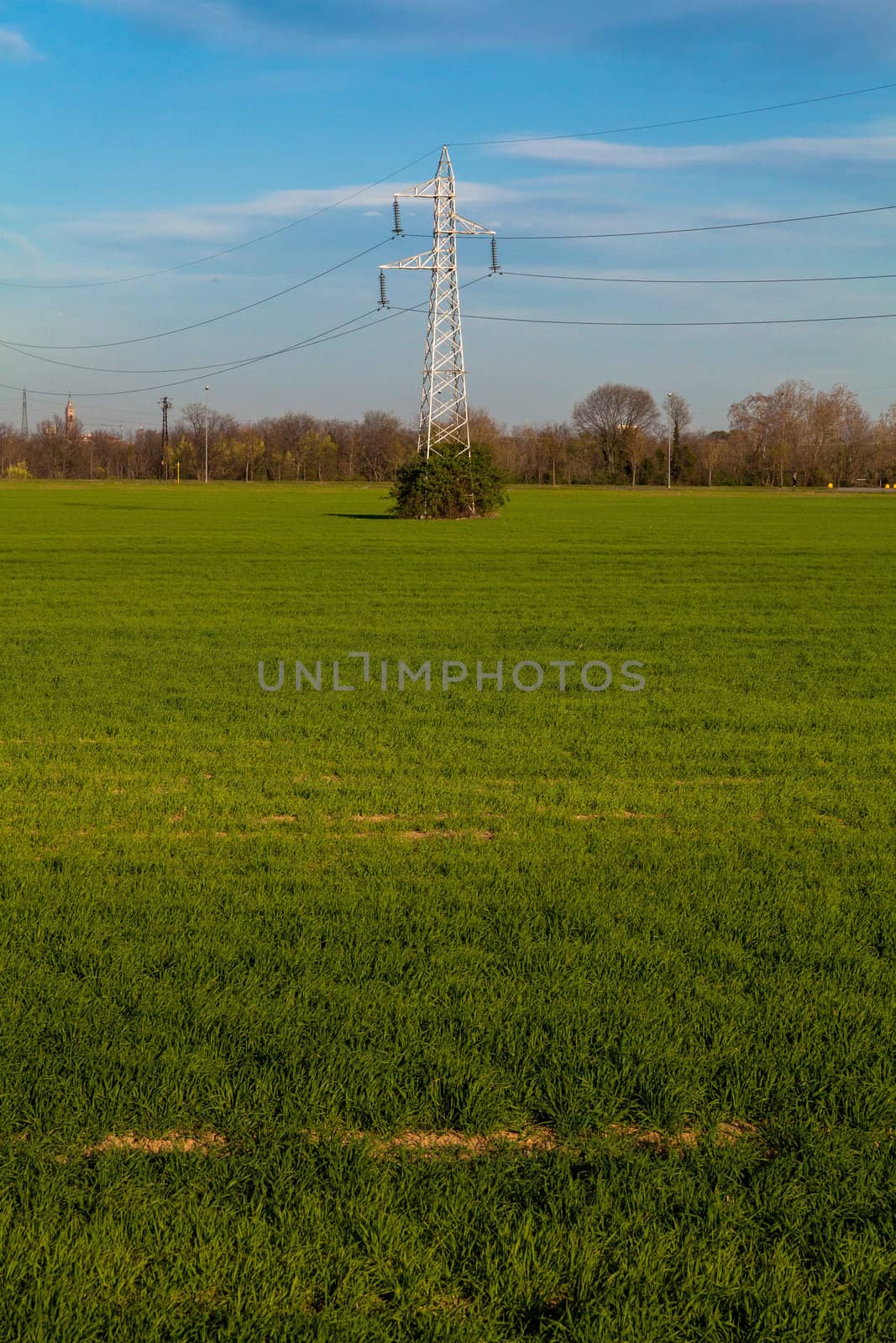 pylons in the country