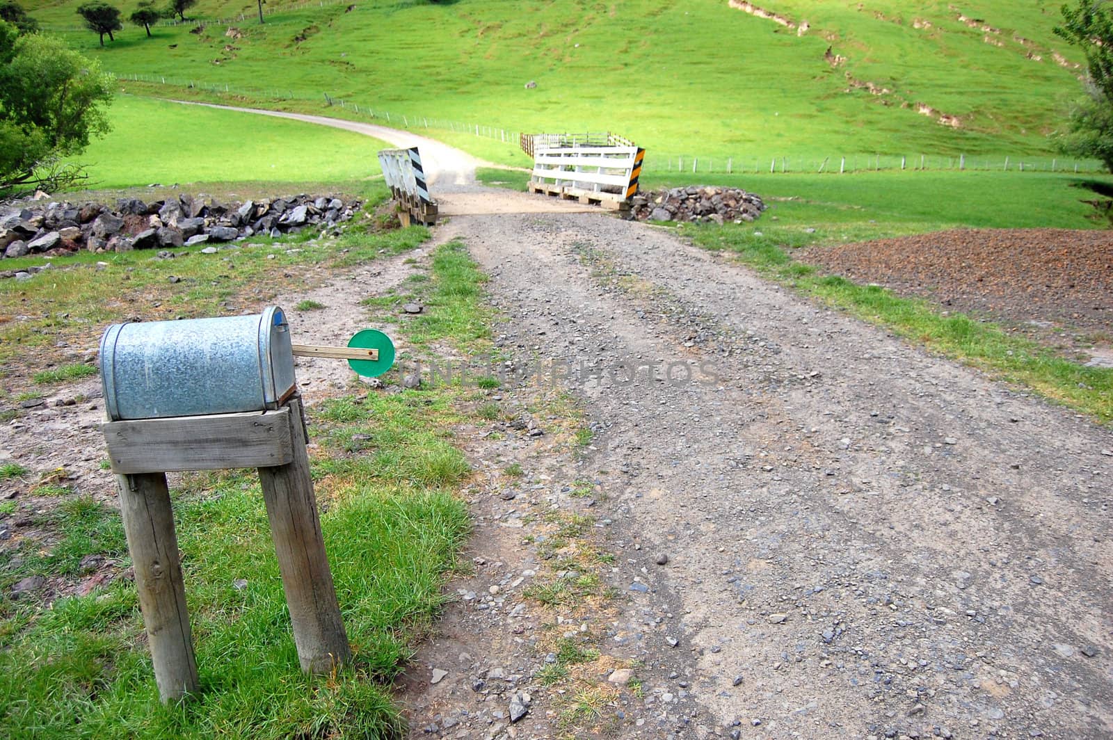 Mailbox on farm by danemo