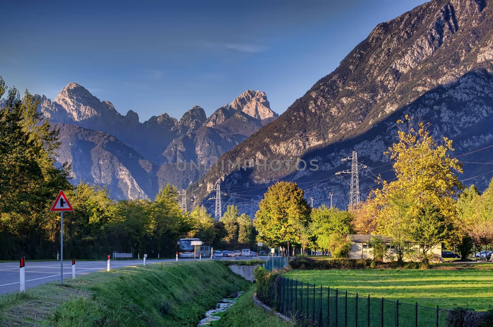 Alps mountains in autumn by johny007pan