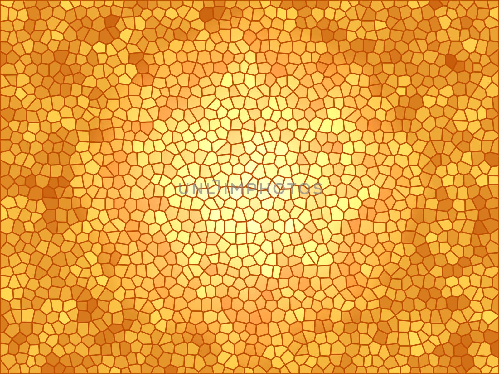 abstract yellow background illustration with seamless shapes