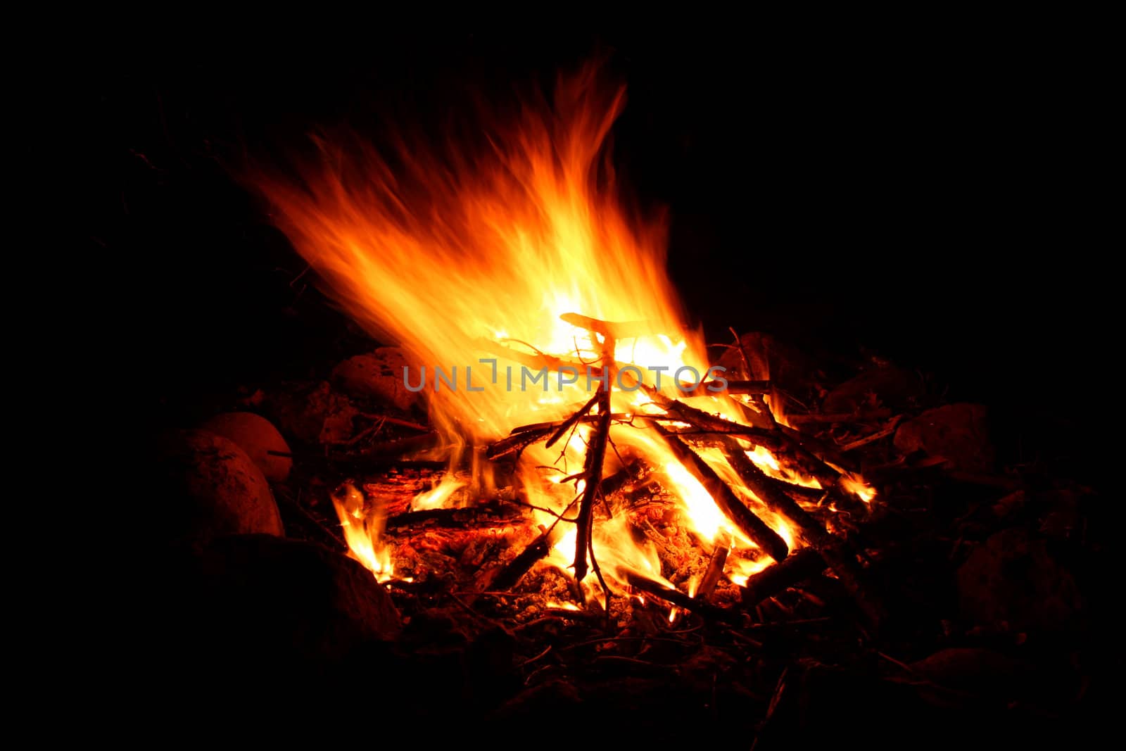 Camp Fire Background by Wirepec