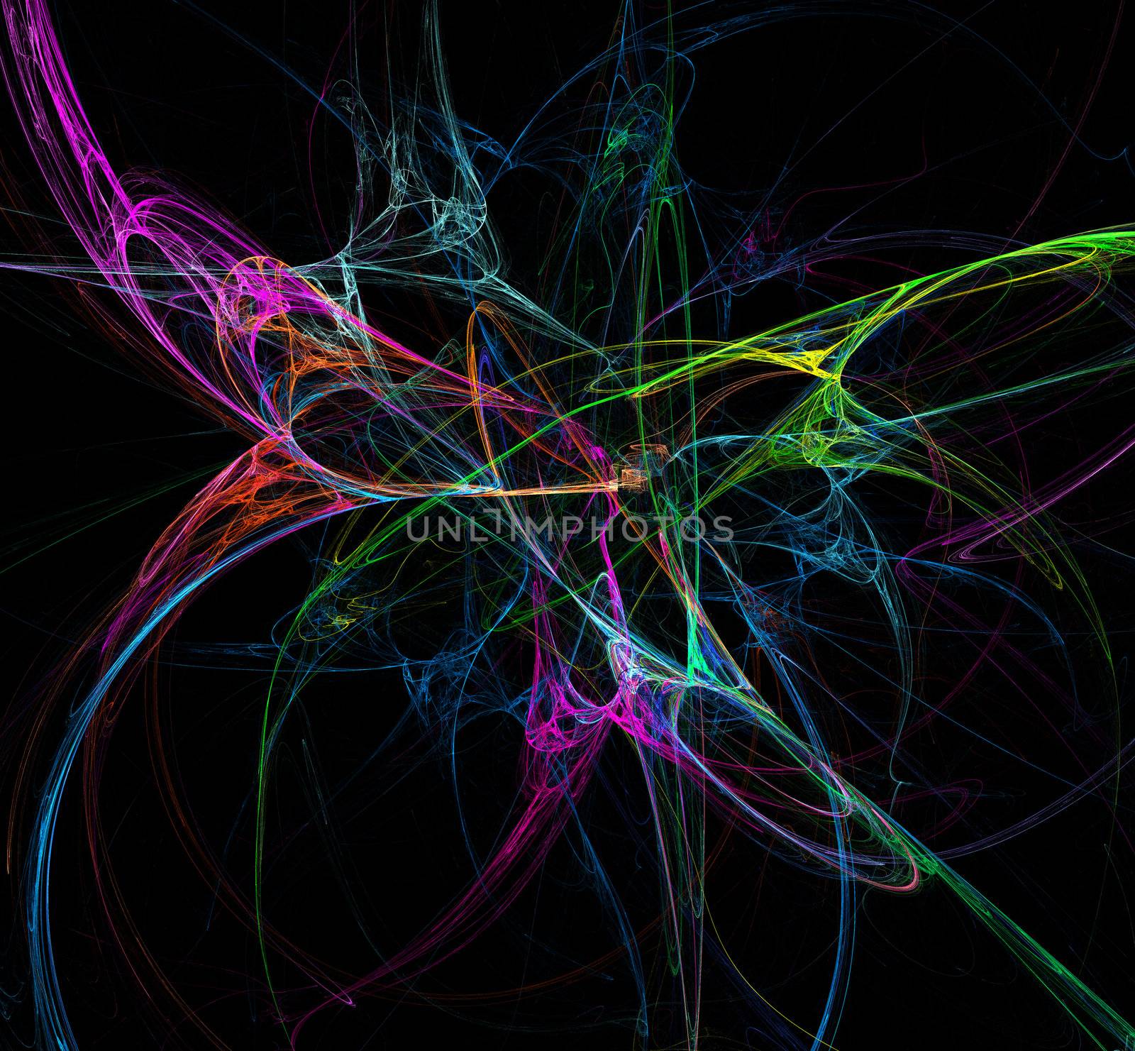 Abstract smoke fractal by jeremywhat