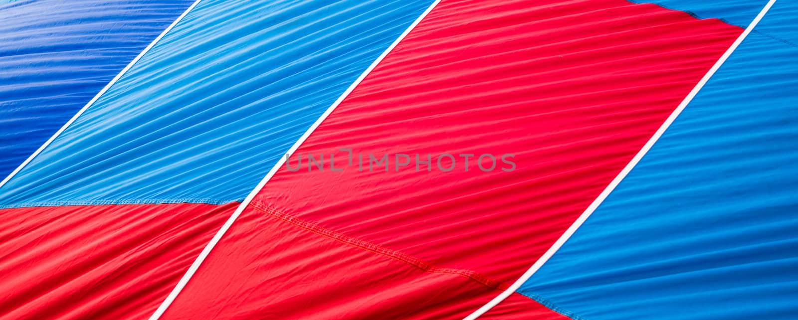 Close up nylon canvas color of balloon