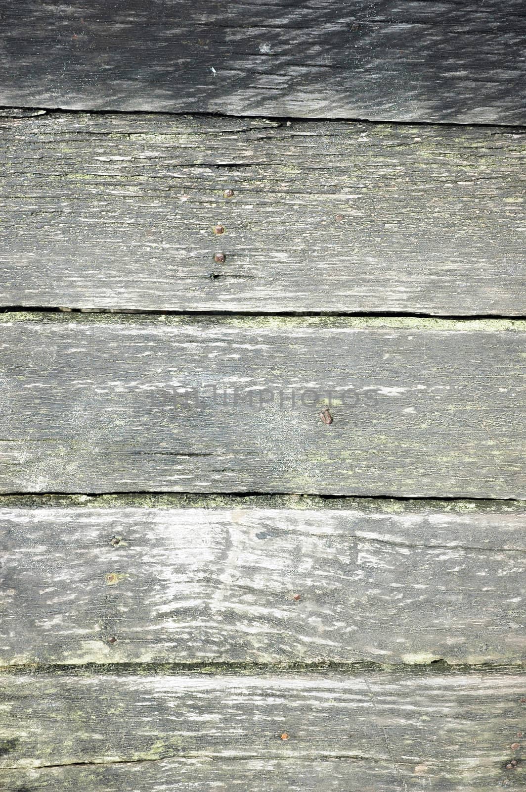 texture of the old wooden bridge