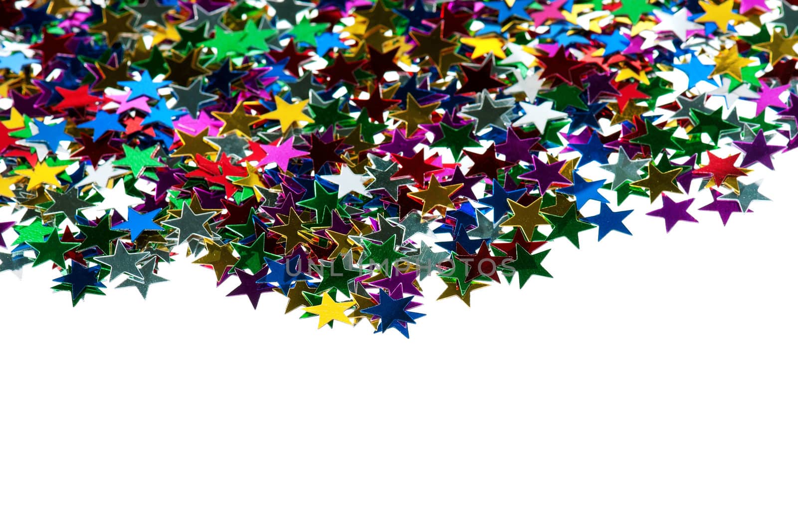 The abstract colorful christmas lights as background