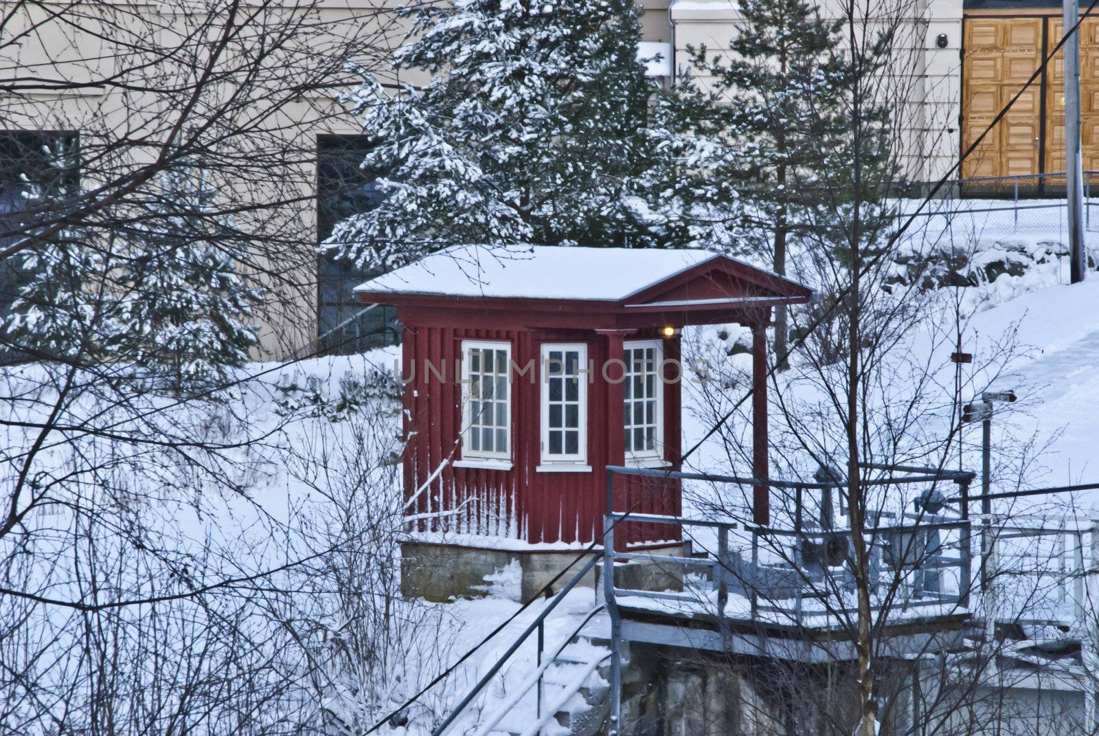 sluice chamber houses. by steirus