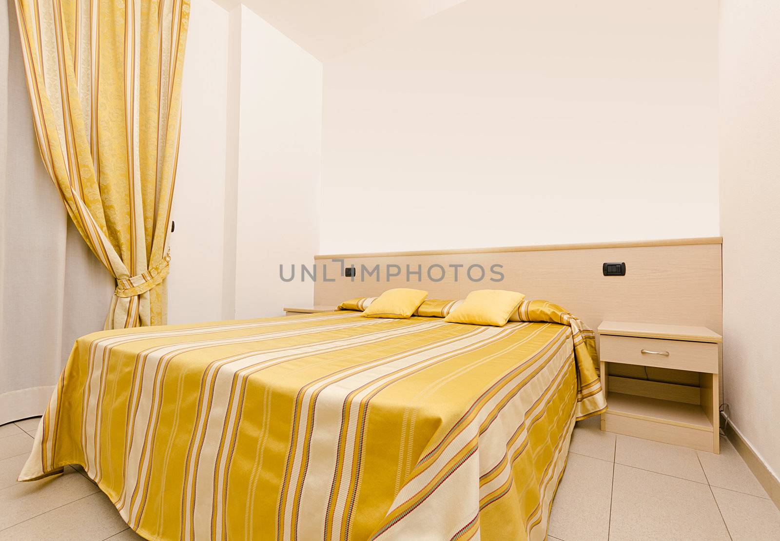 Modern hotel room interior