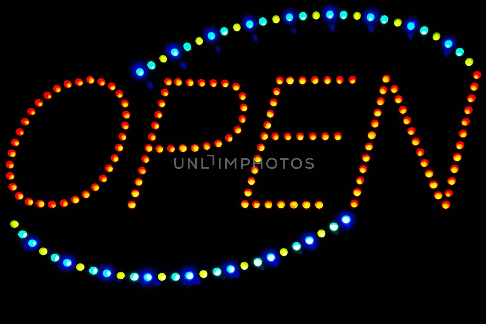 Open sign by naumoid