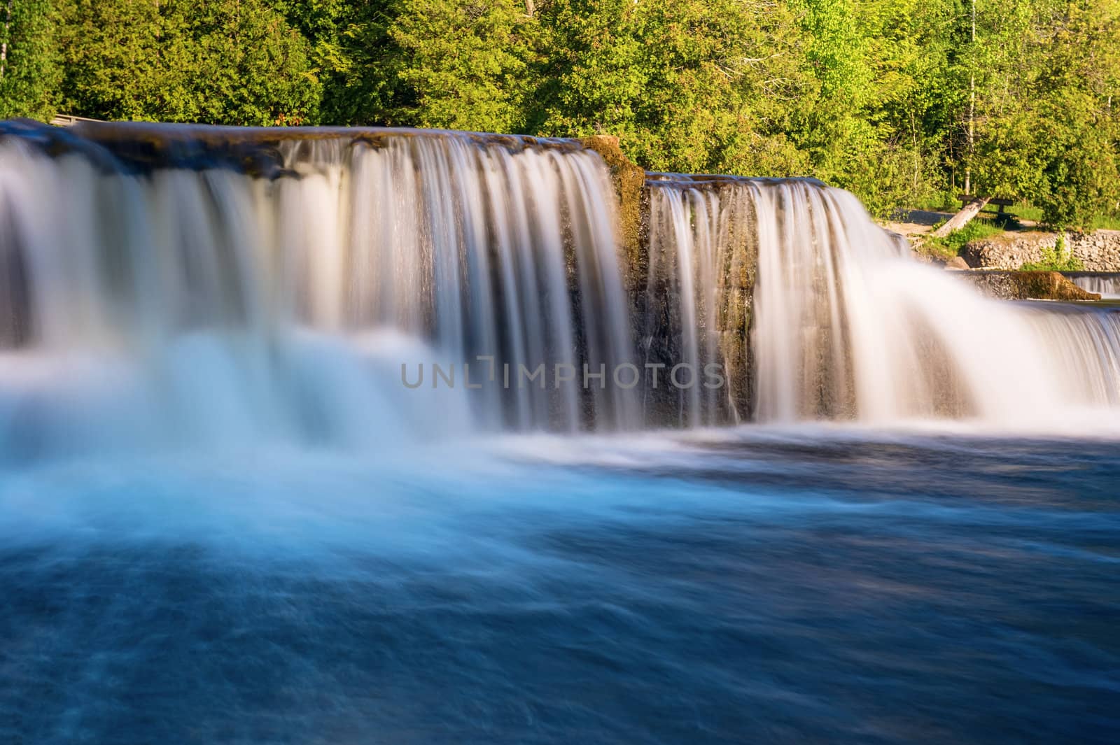 Sauble Falls Provincial Park is located in the community of Sauble Falls, town of South Bruce Peninsula, Bruce County in southwestern Ontario, Canada. It is in the lower drainage basin of the Sauble River, which flows into Lake Huron.