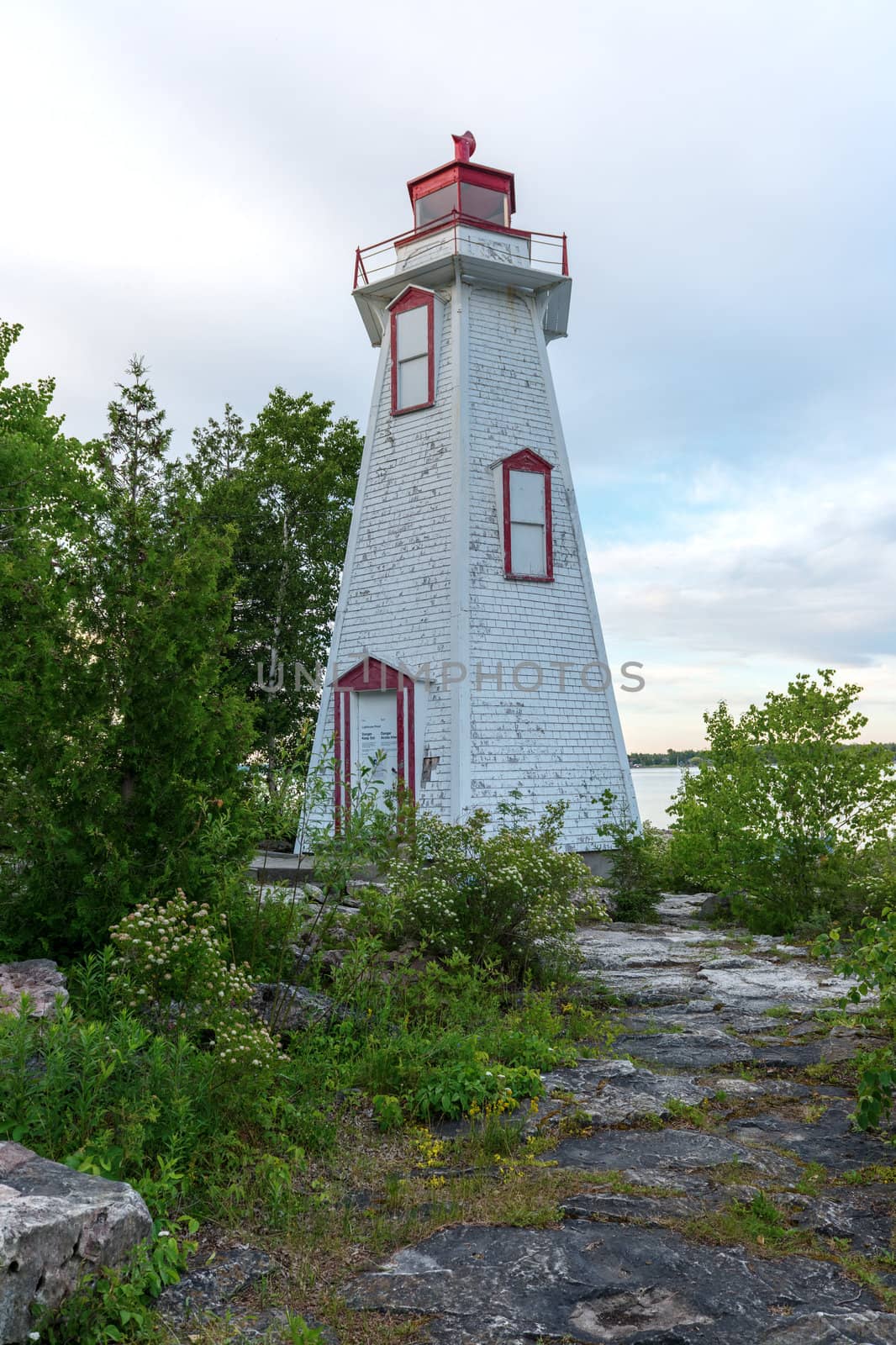 Big Tube Lighthouse in Tobermory Ontario was constructed in 1885. Played an important role guiding ships into the harbour from the waters of Lake Huron and Georgian Bay. The original structure was replaced by the six-sided, 14 meters wooden lighthouse that is seen today.
