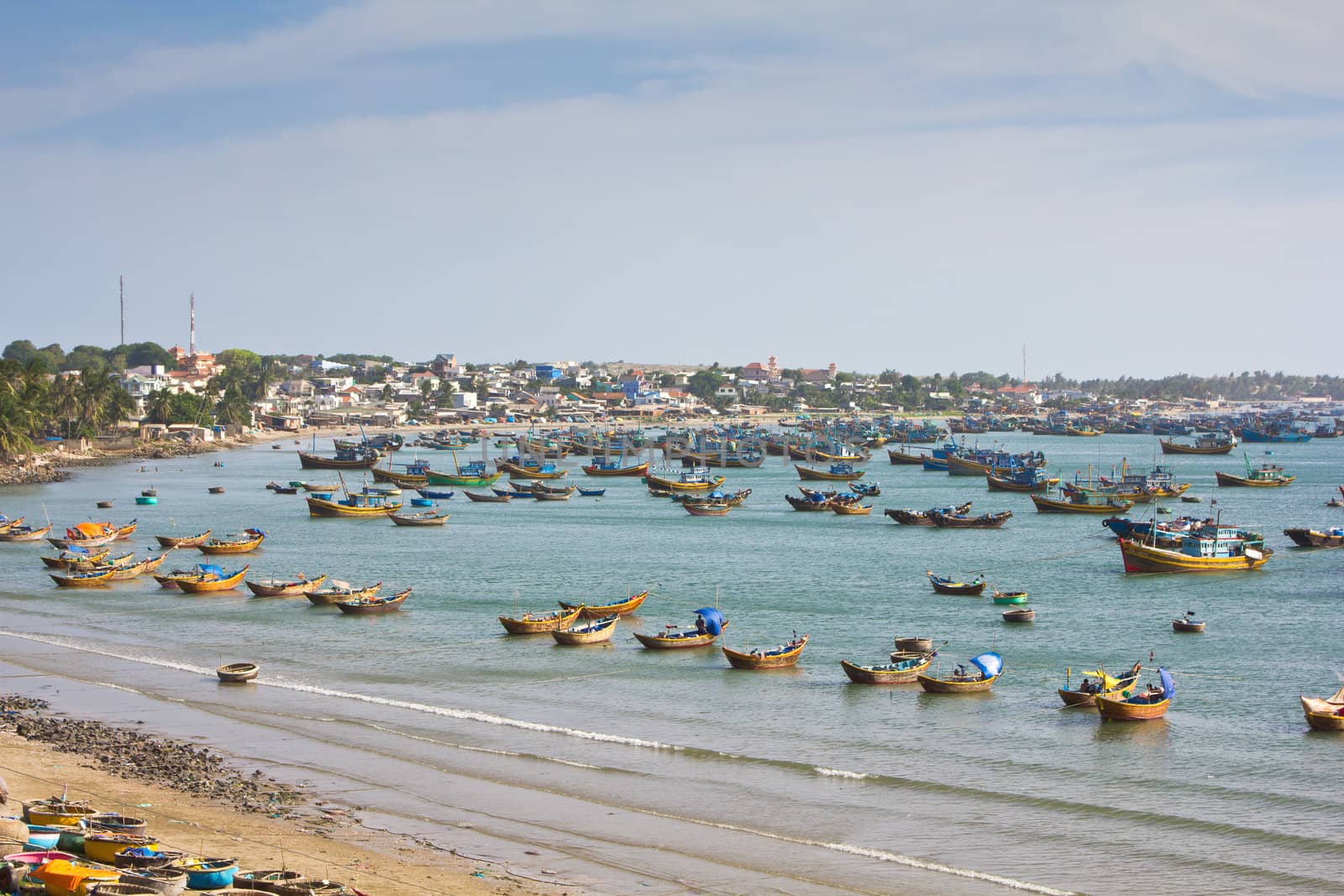 Fishing village in Mui Ne,Vietnam