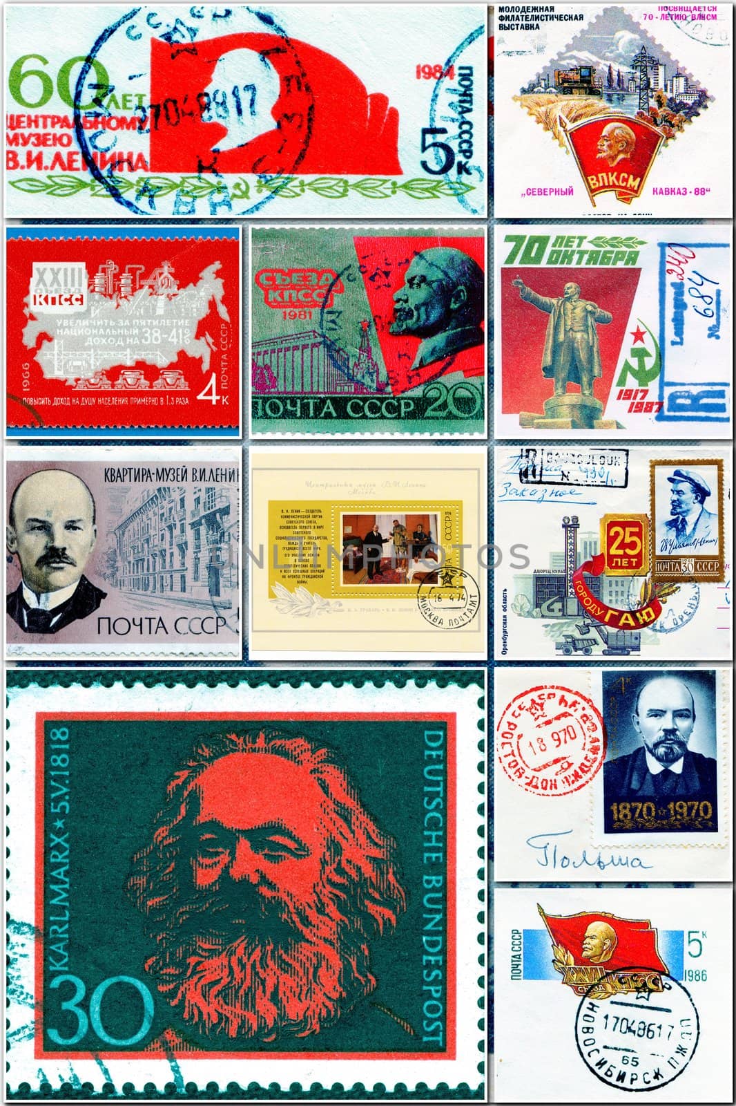 communists collage