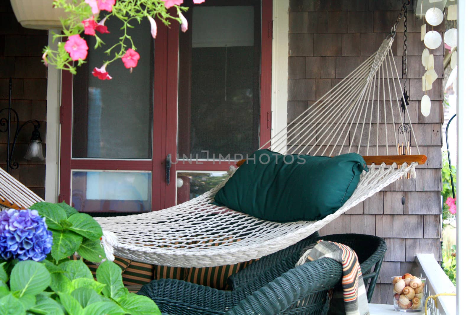 Hammock on a Martha's Vineyard Porch House