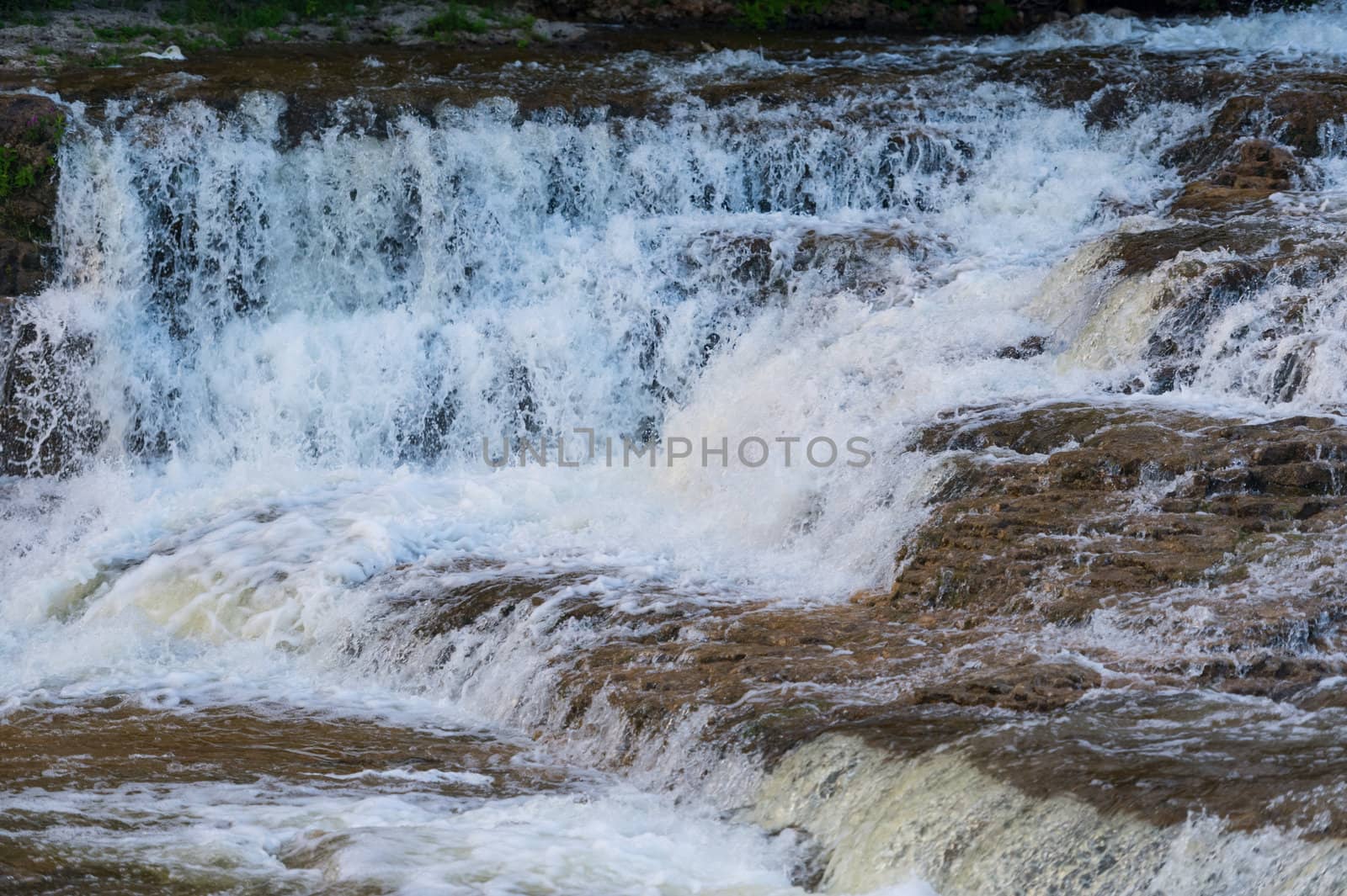 McGowan Falls in Grey County of Durham, Ontario, Canada by Marcus