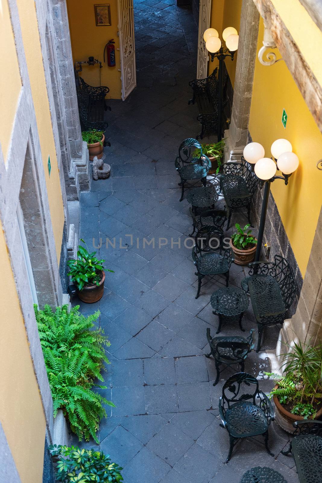 Entrance to the old colonial building in Mexico City by Marcus