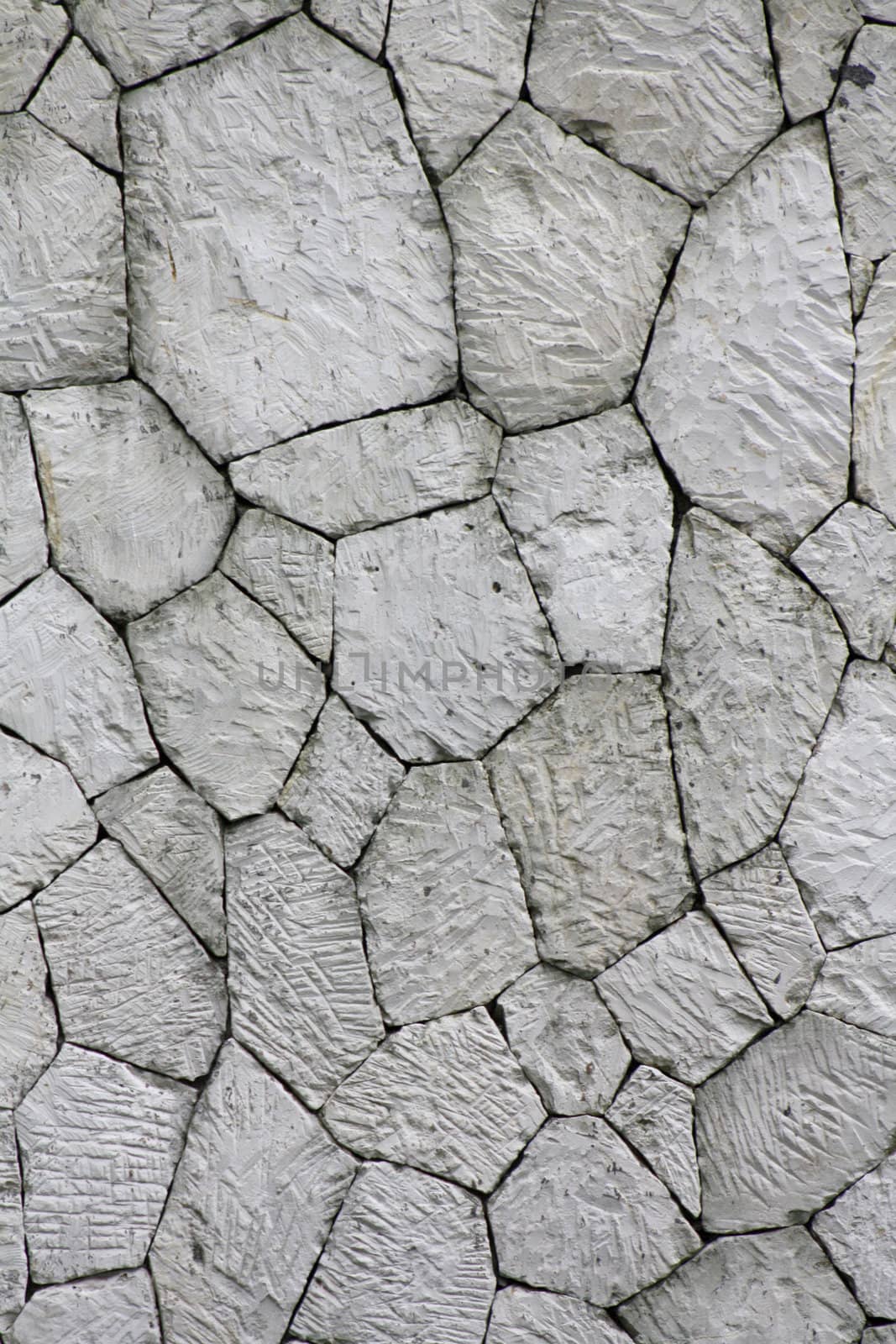 White Stones Mosaic Background Details