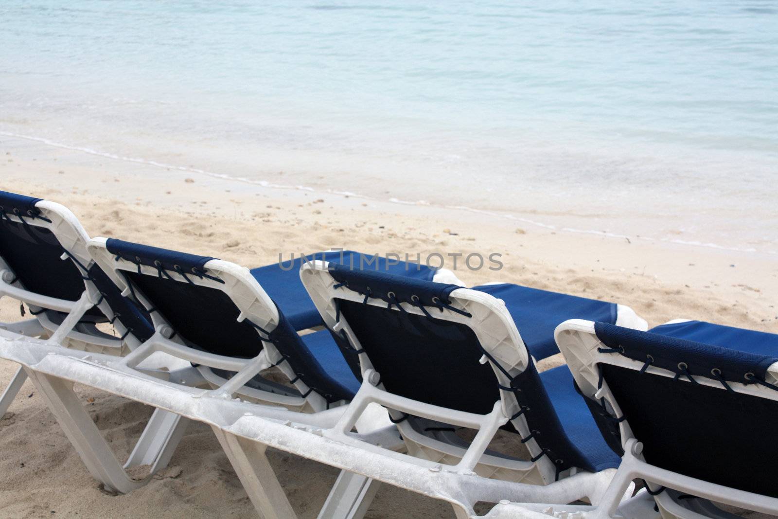 Chairs on a Beach Resort