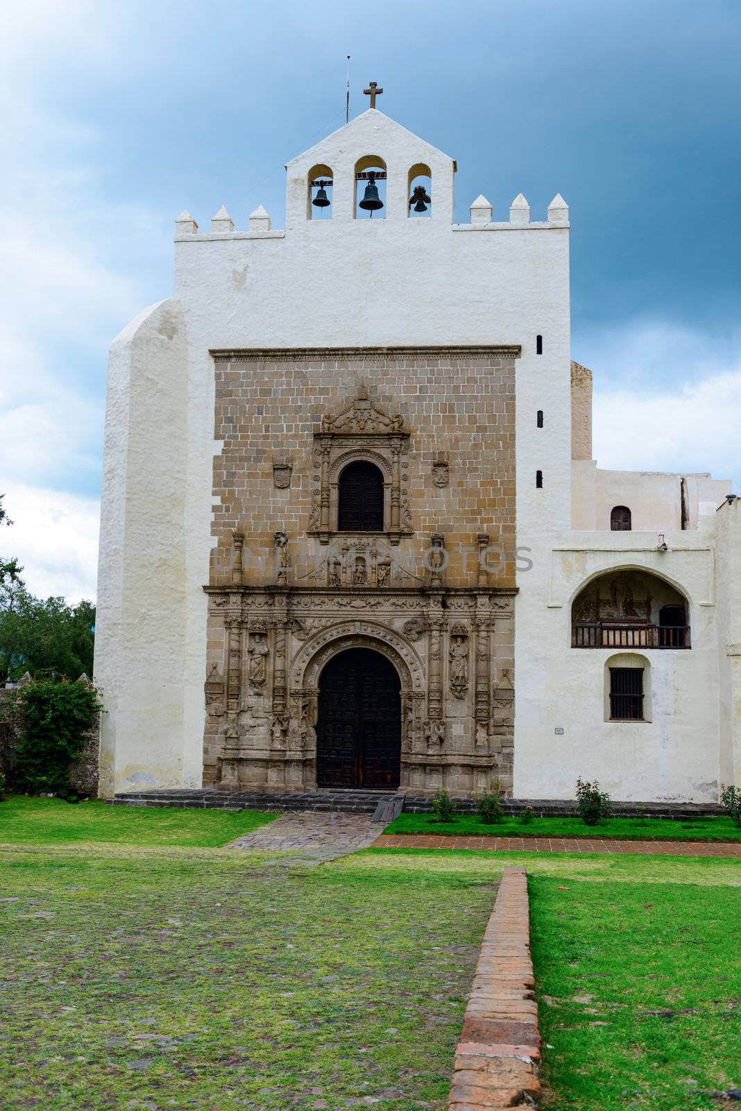 monastery of San Agustin in town of Acolman, Mexico by Marcus