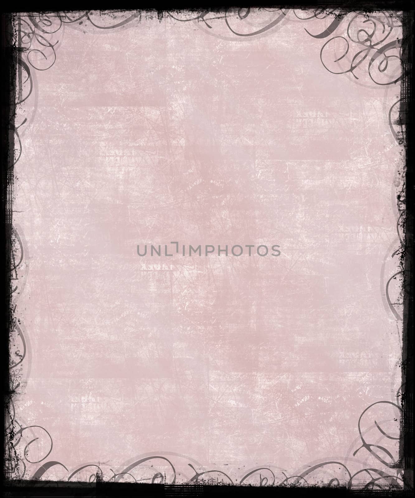 Old Textured Background with Classic Victorian Frame