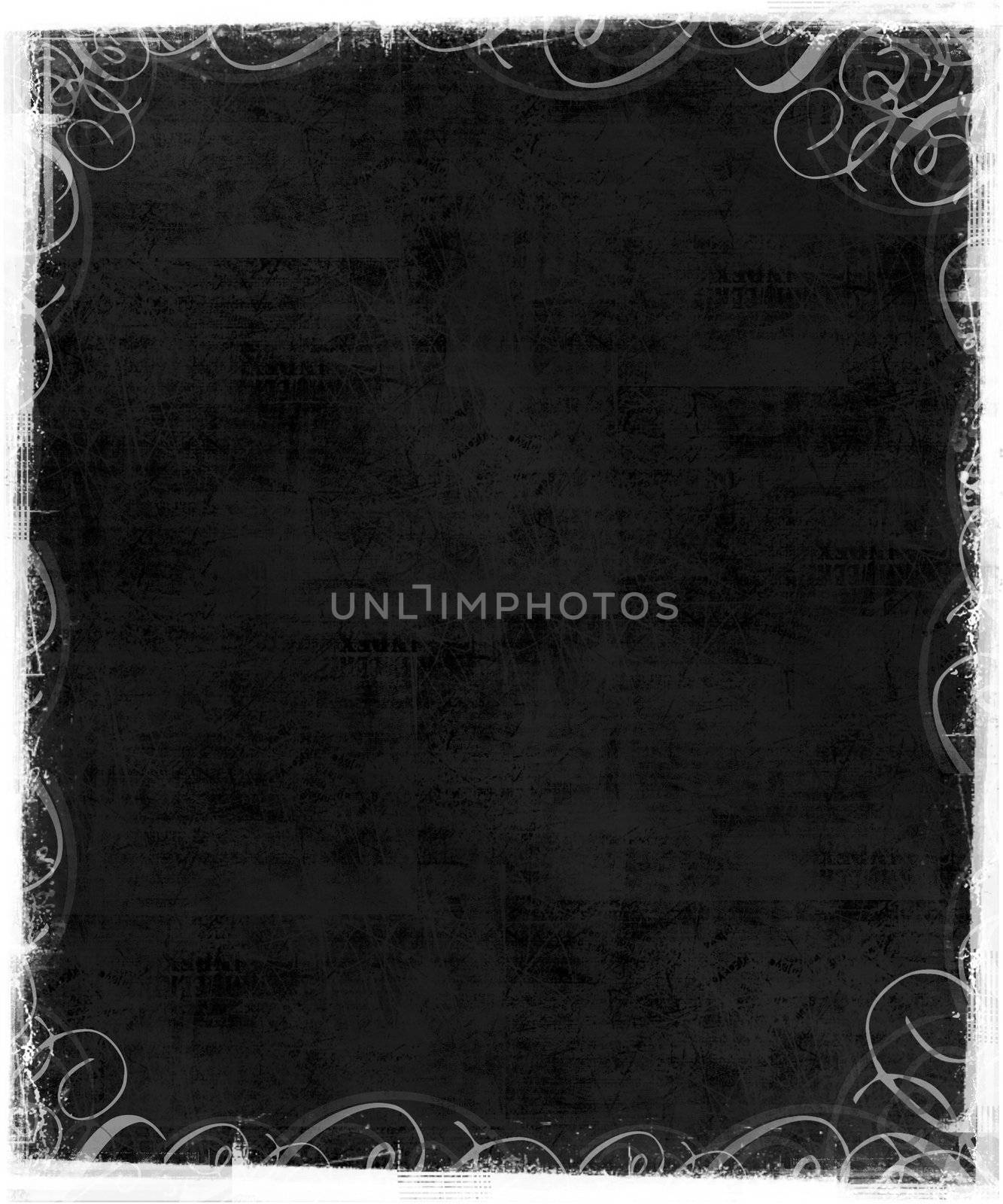 Old Textured Background with Classic Victorian Frame