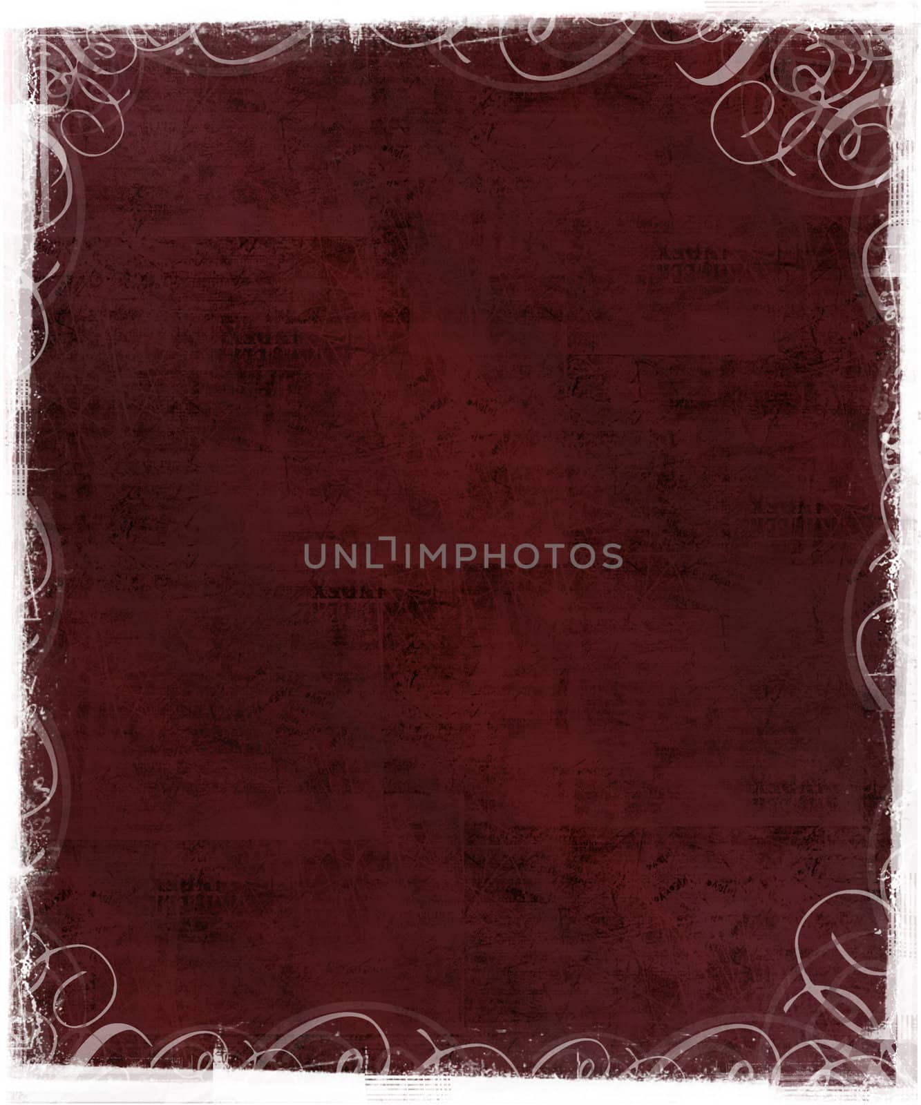Old Textured Background with Classic Victorian Frame