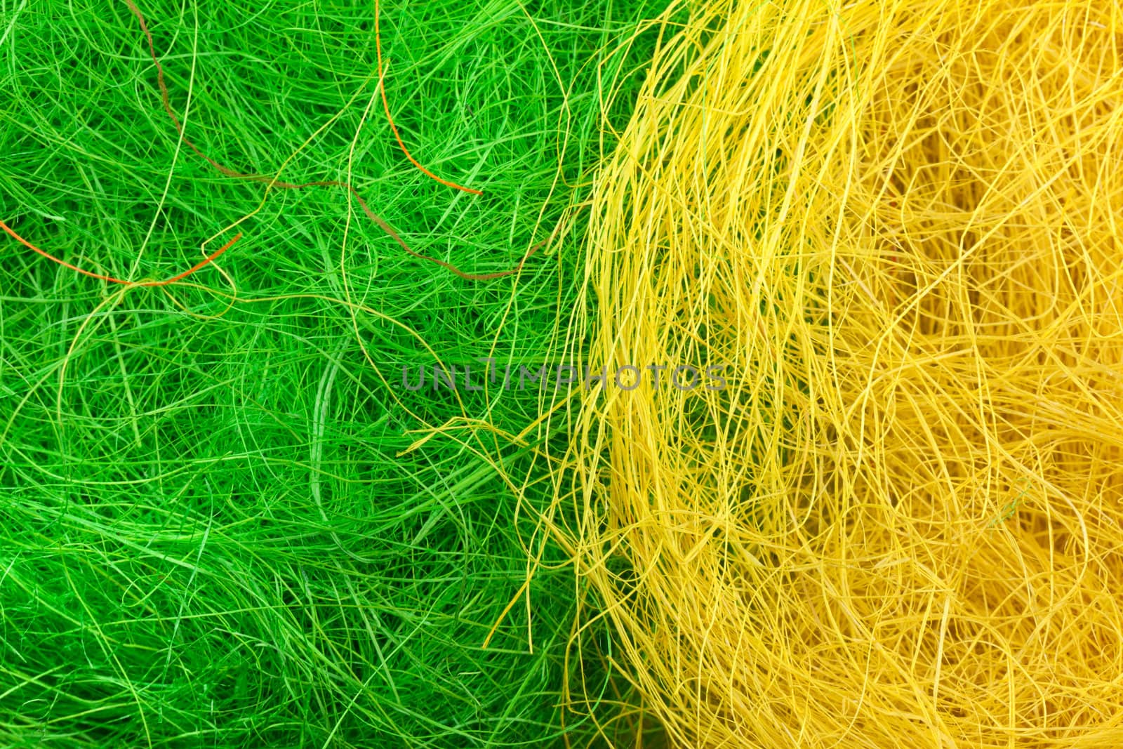 Abstract background of colored thread