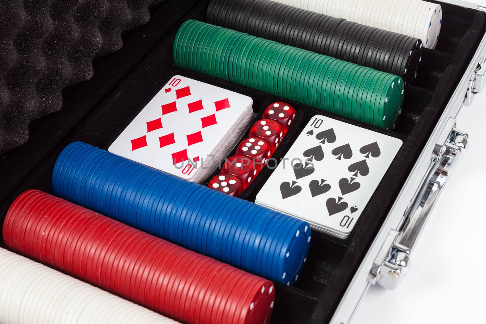 Poker set in metal suitcase by RTsubin