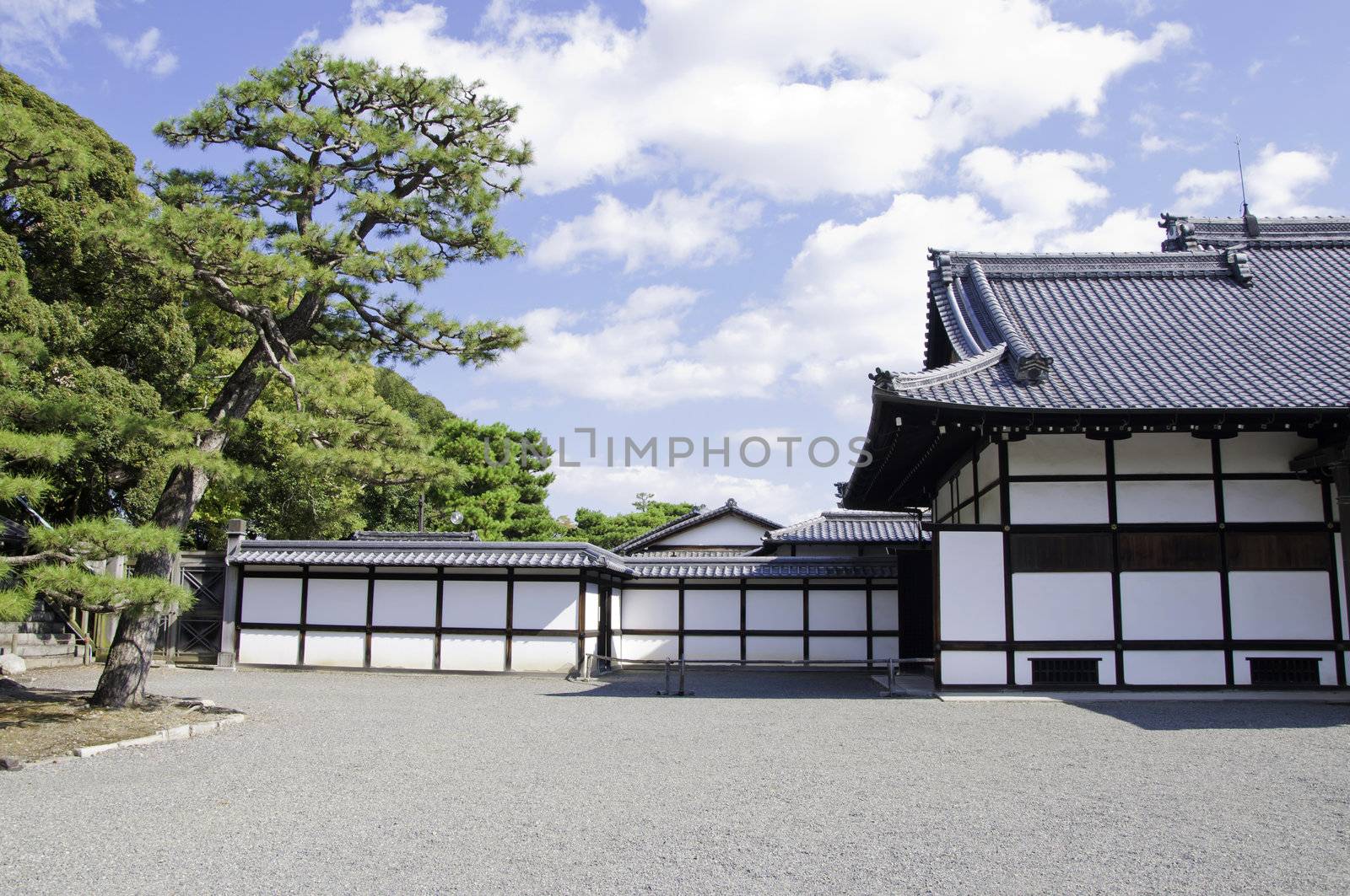 Japanese Architecture, Nijo Castle, Kyoto, Japan by siraanamwong