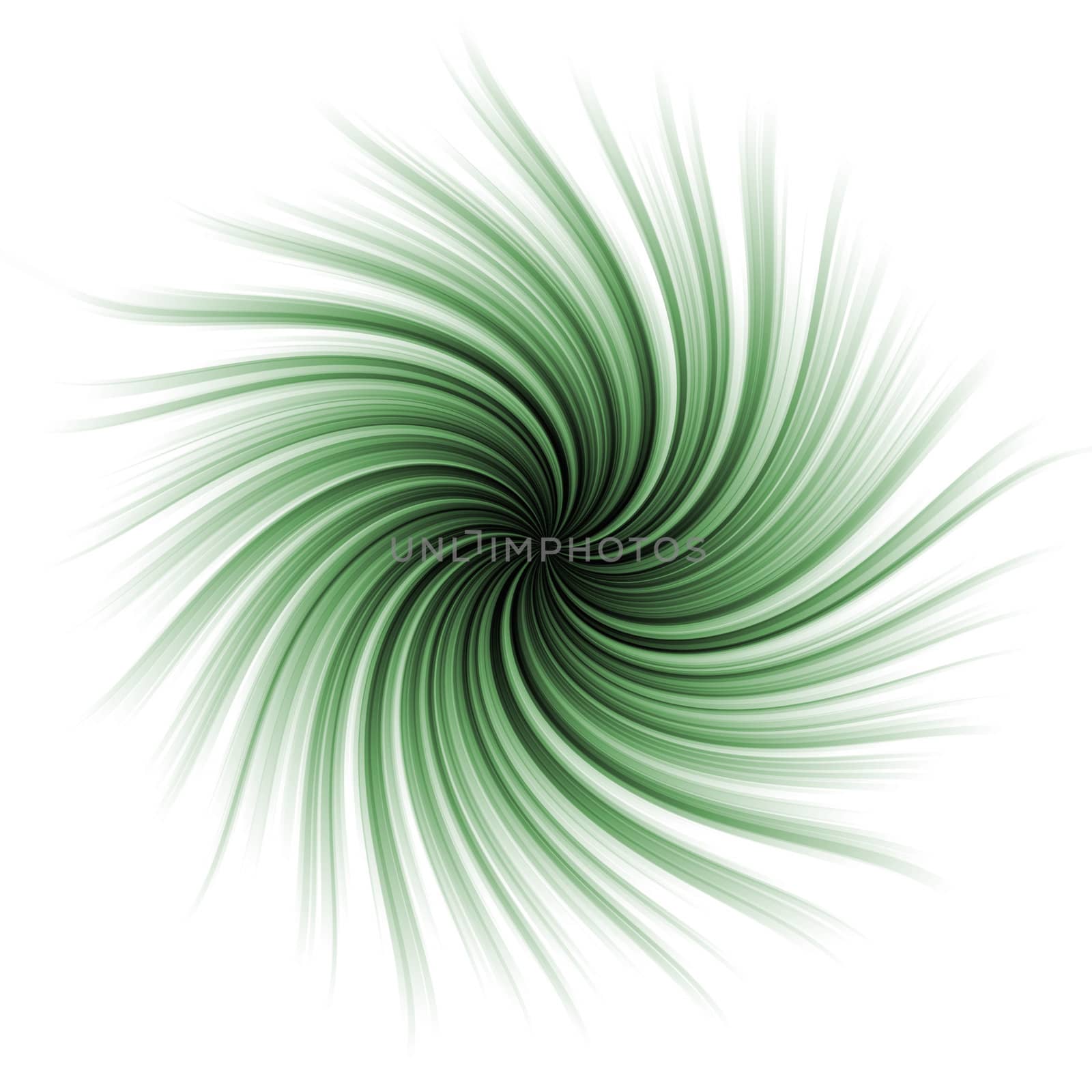 Green abstract swirl. by doraclub