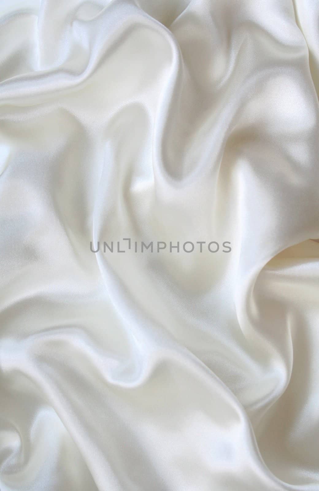 Smooth elegant white silk as wedding background by oxanatravel