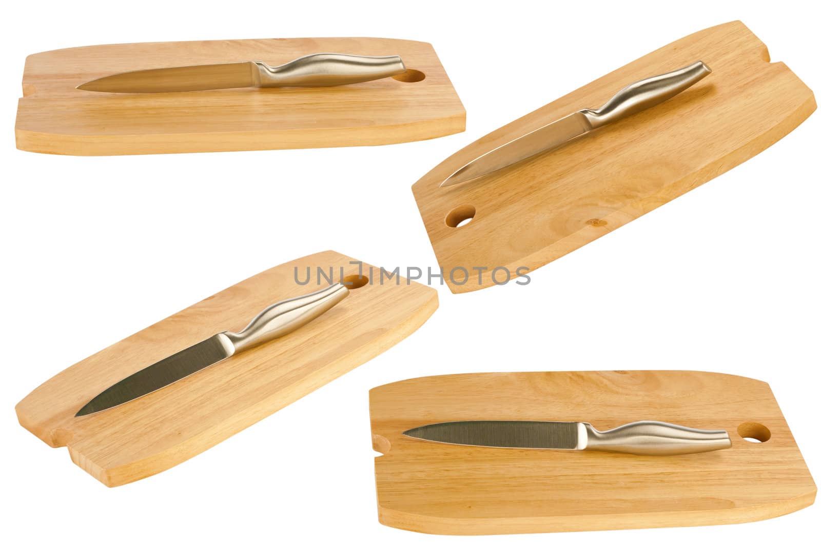 table knife and wooden cutting board by VictorO